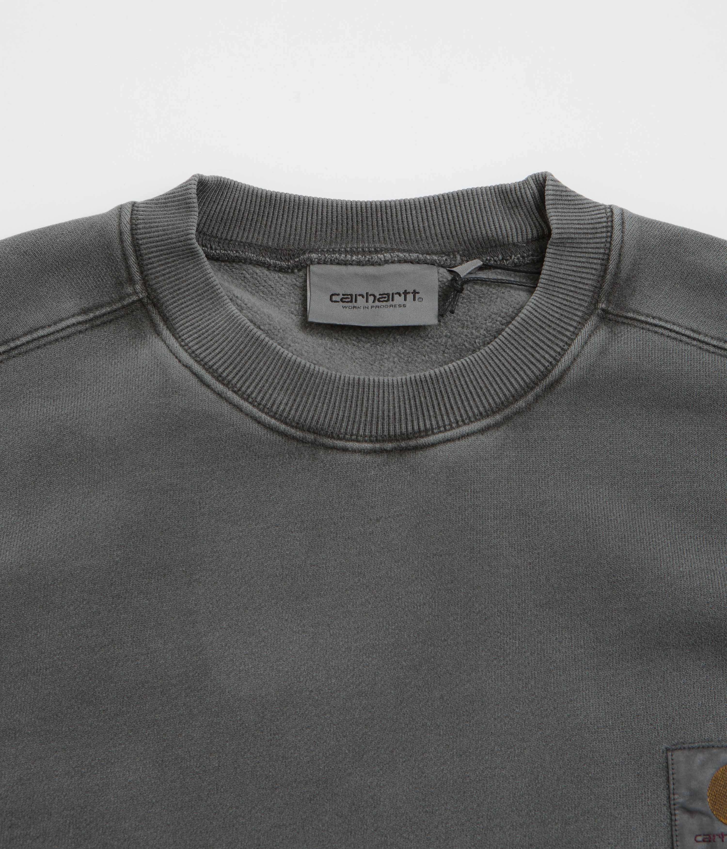 Carhartt Vista Crewneck Sweatshirt - Graphite Antibacterial Cozy Protection