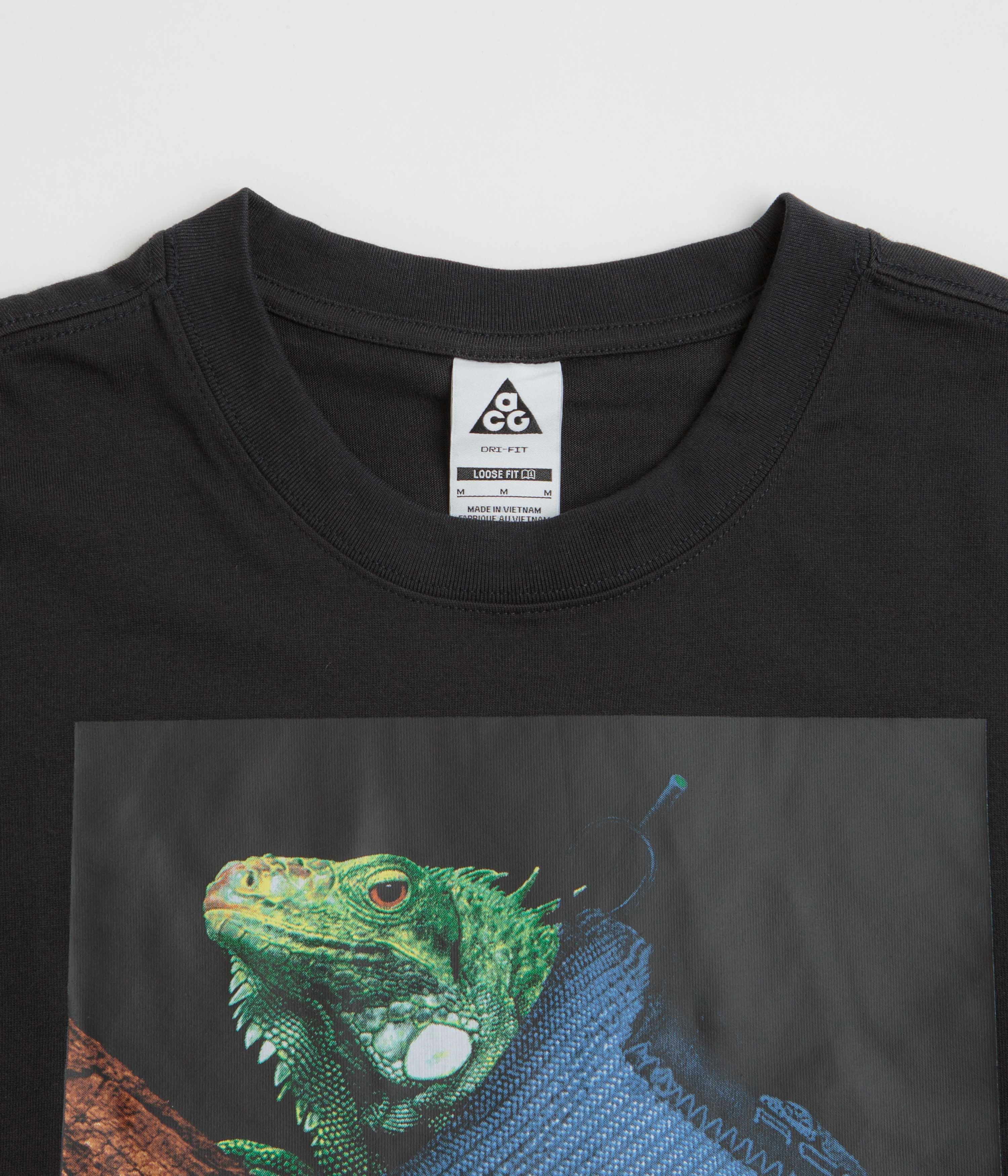 Nike ACG Iguana Vest T-Shirt - Black Zip-up Teenager fashion