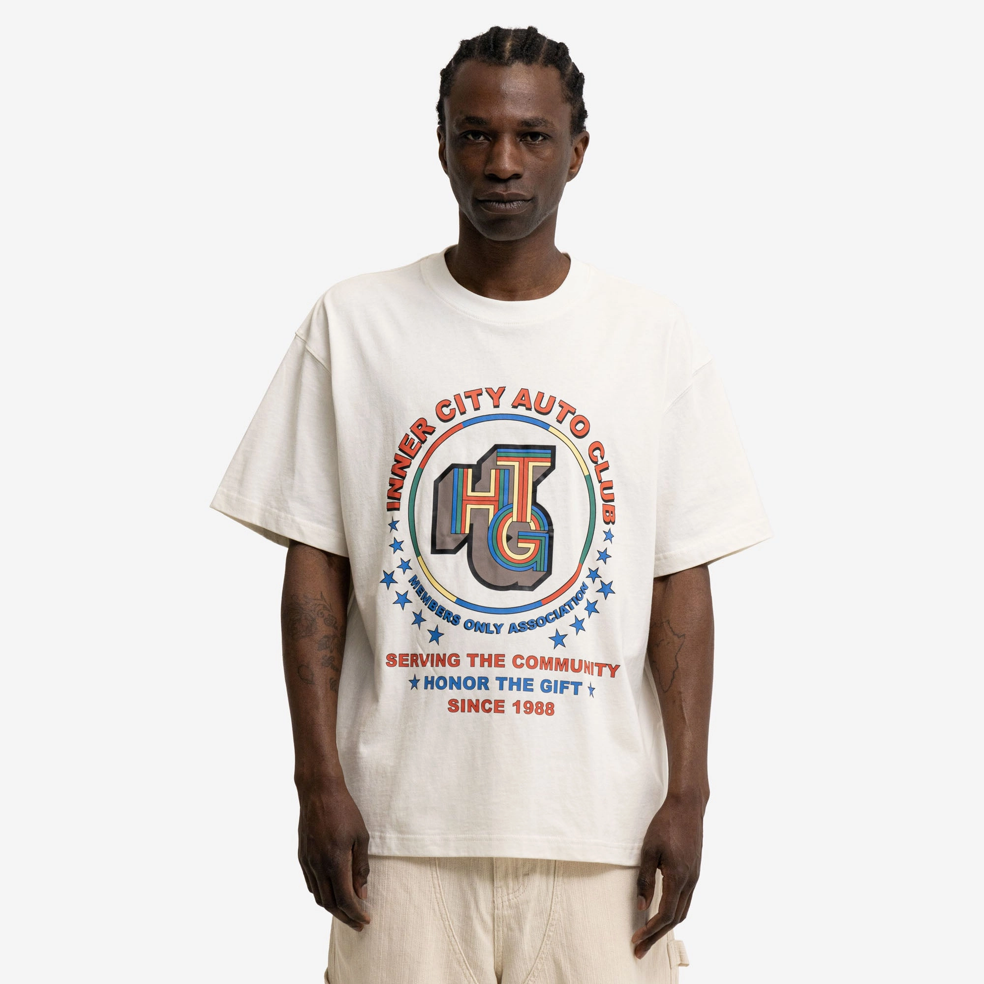 Honor The Gift Association T-Shirt Bone Chic cape silhouette