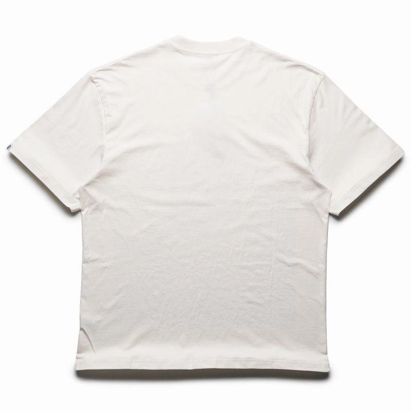 Ice Cream Estate Knit Tee - Whisper White Lined interior Modern Silhouette