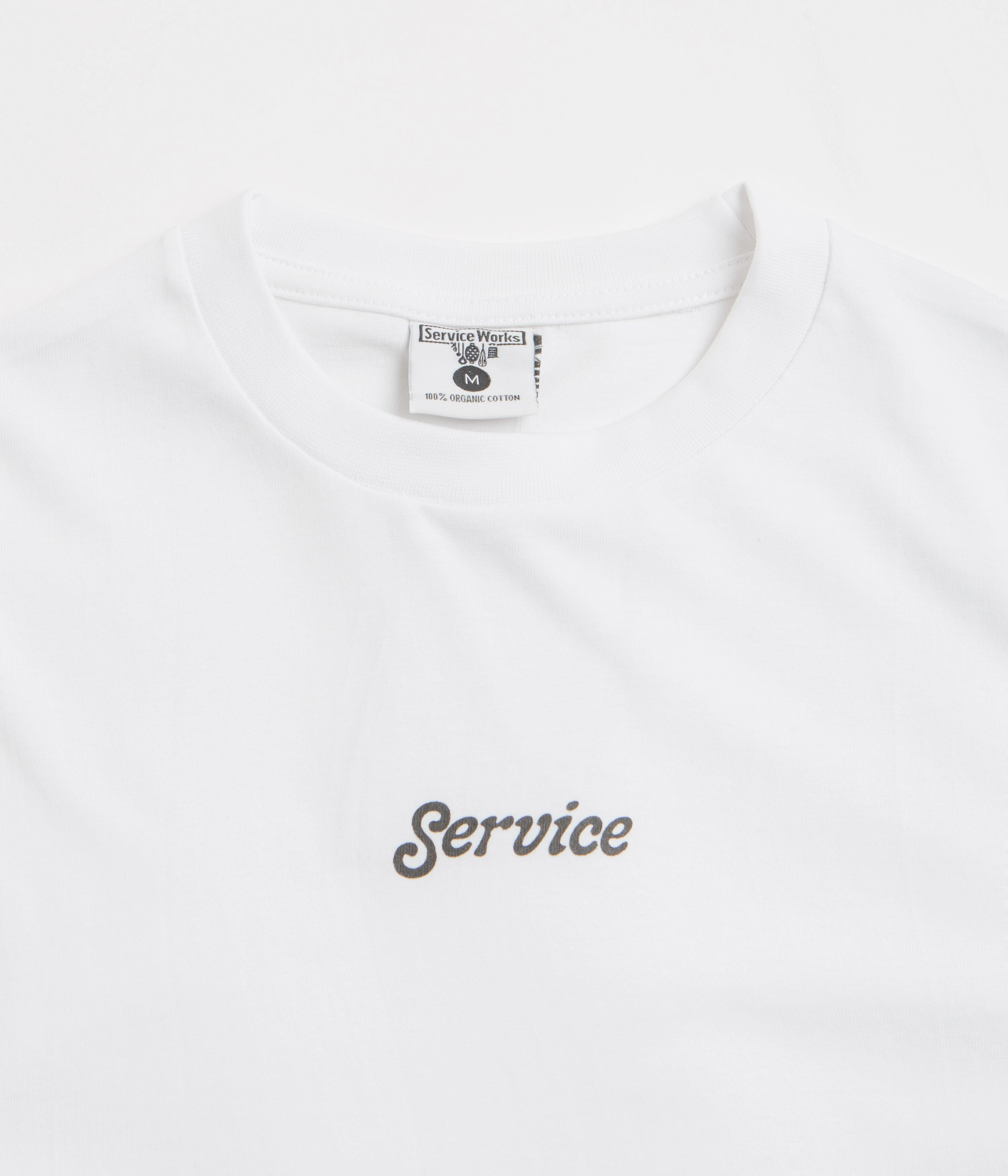 Animal Print packable Service Works Service Logo T-Shirt - White