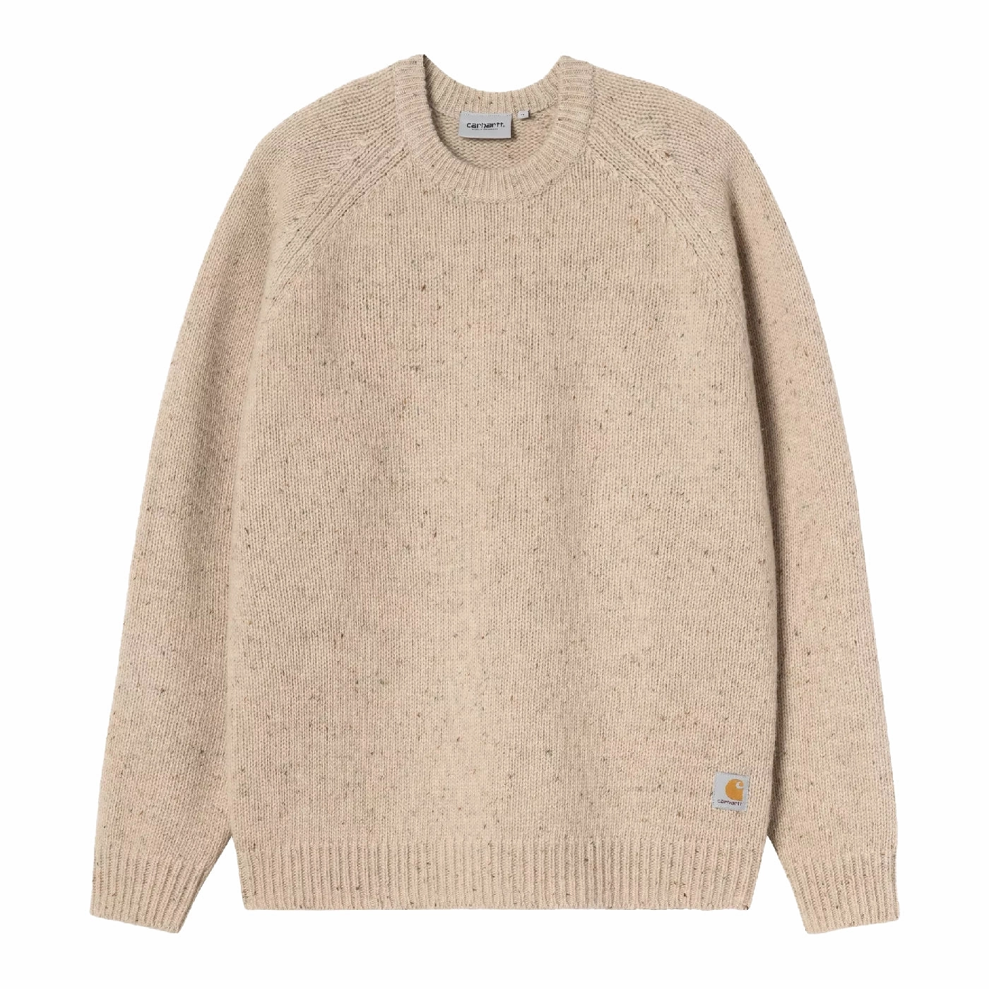 Carhartt WIP Anglistic Sweater - Speckled Fleur de Sel product surfing suitability Stain-Resistant