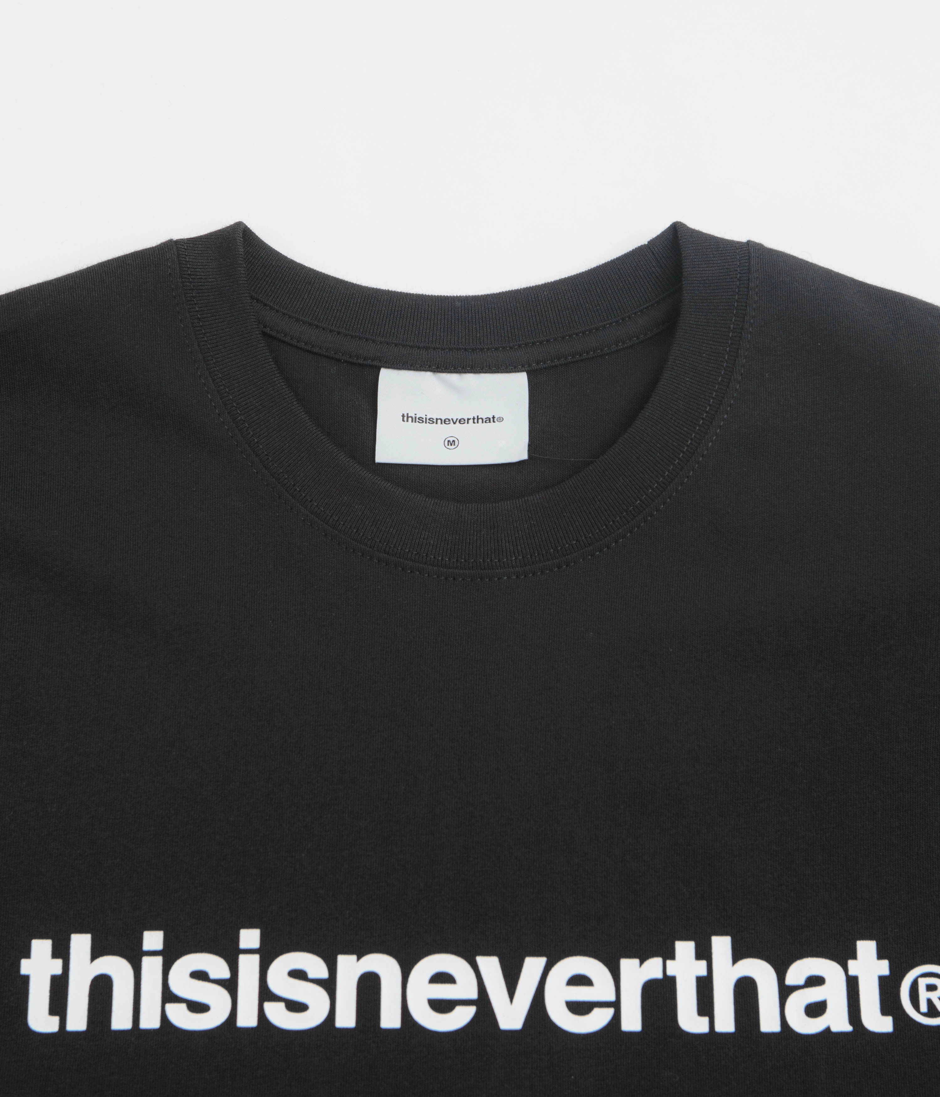 Checked School Uniform thisisneverthat T-Logo T-Shirt - Black