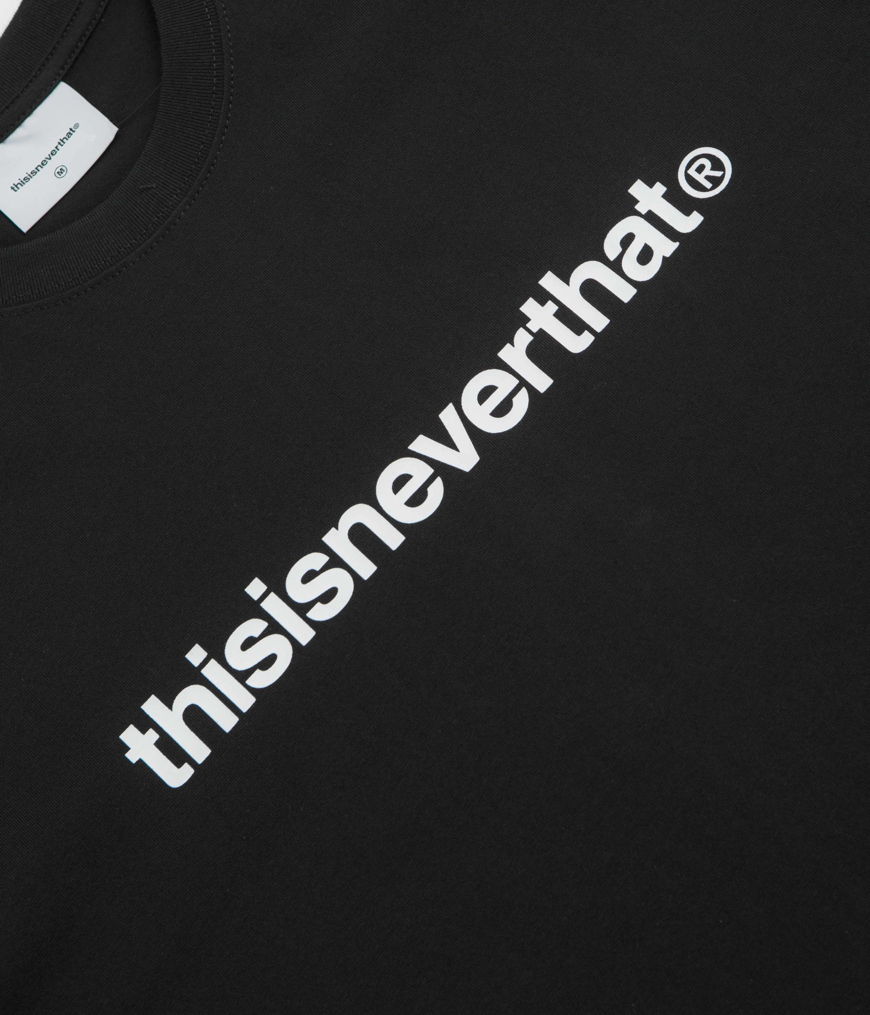 thisisneverthat T-Logo T-Shirt - Black club cardigan silhouette