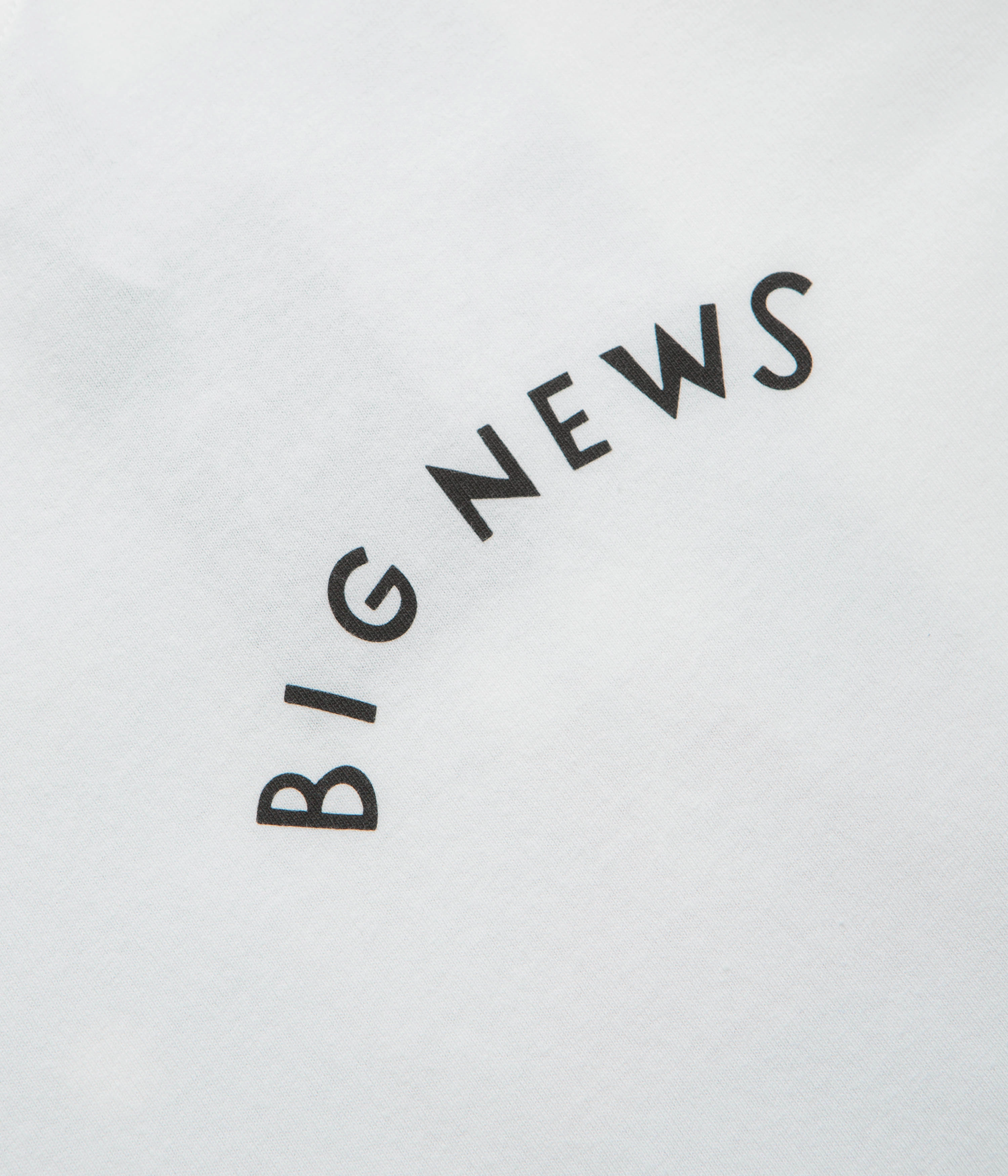 Unisex by Parra Big News T-Shirt - White