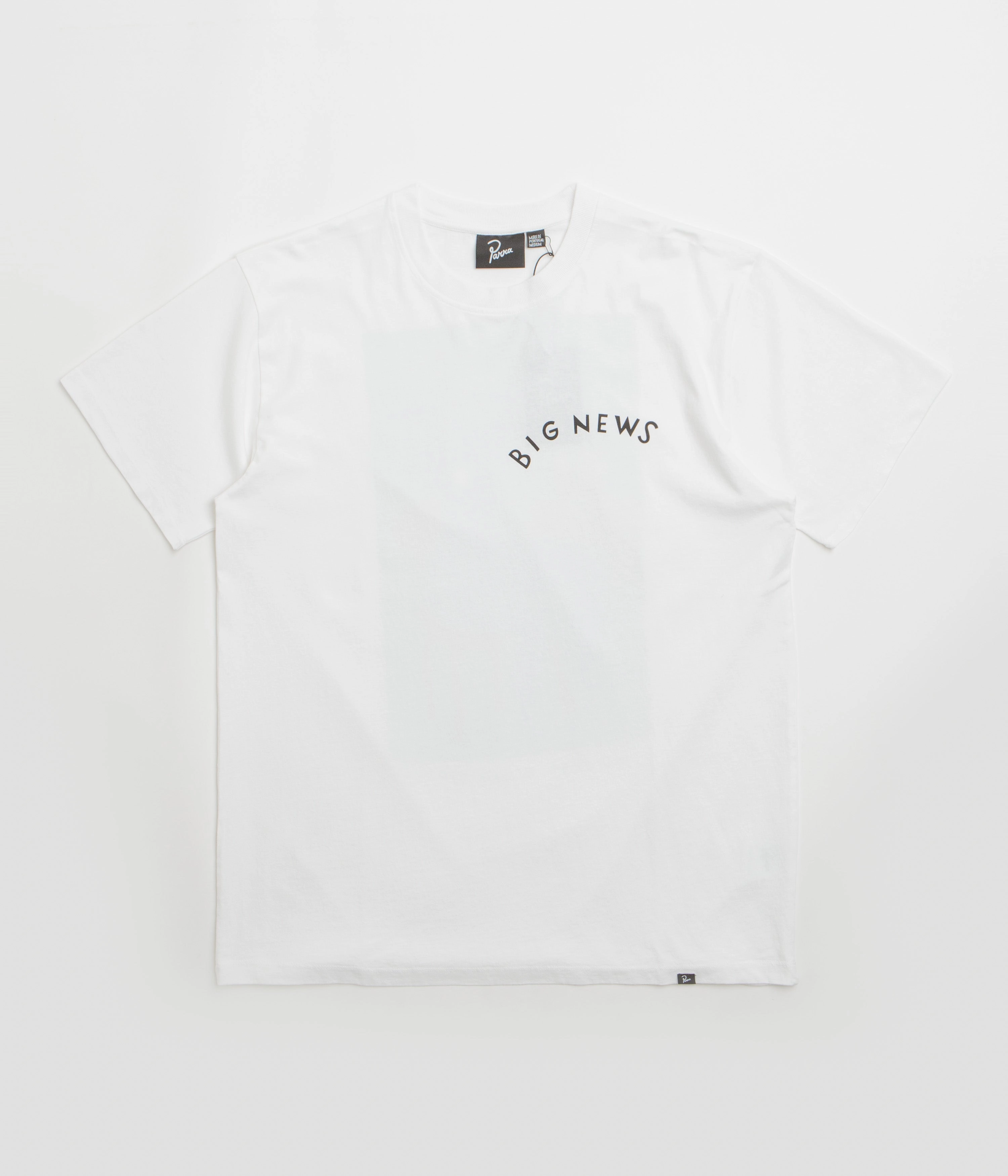 by Parra Big News T-Shirt - White Beaded accents