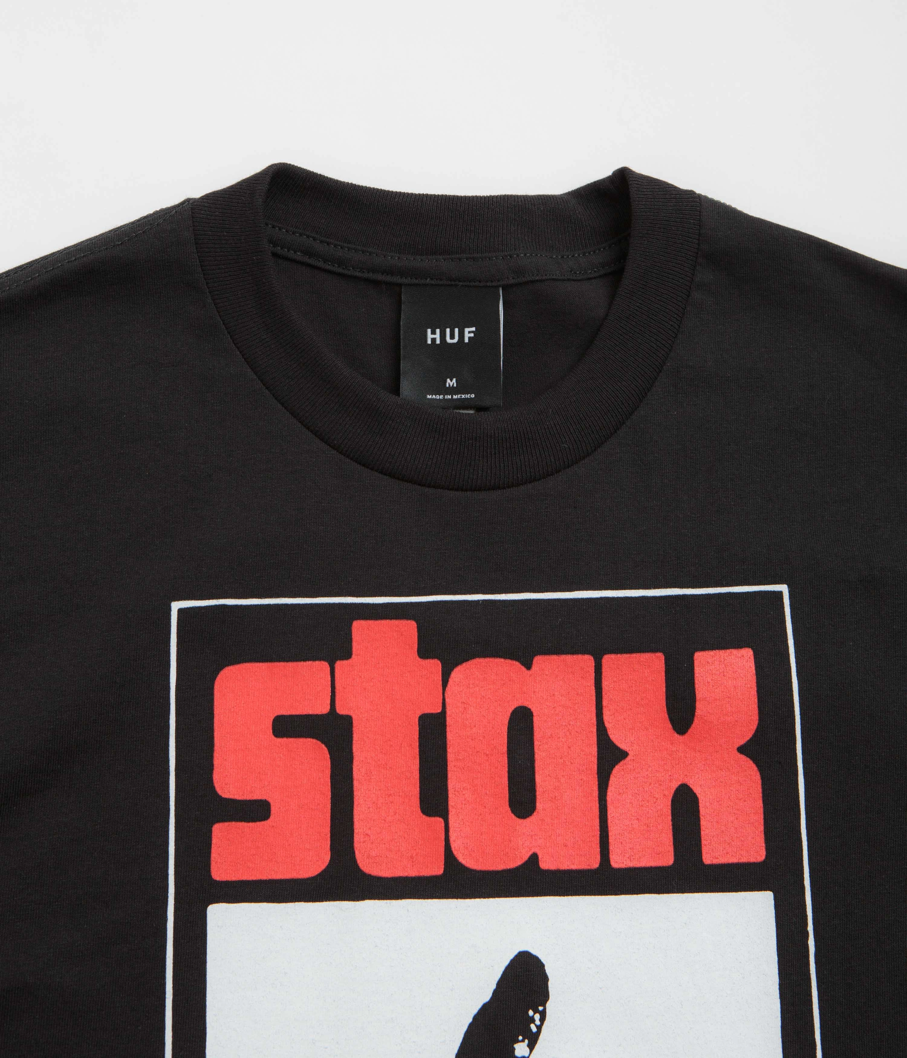Quick Dry Technology HUF Stax Snap T-Shirt - Black