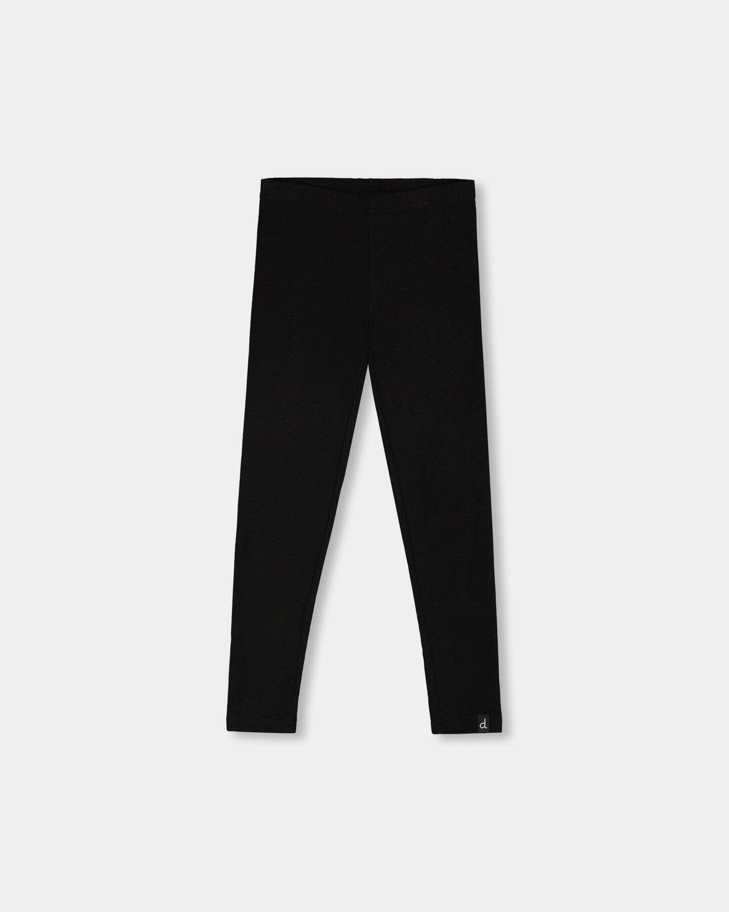 Practical Wear Chilly Day Wear Super Soft Ribbed Leggings Black