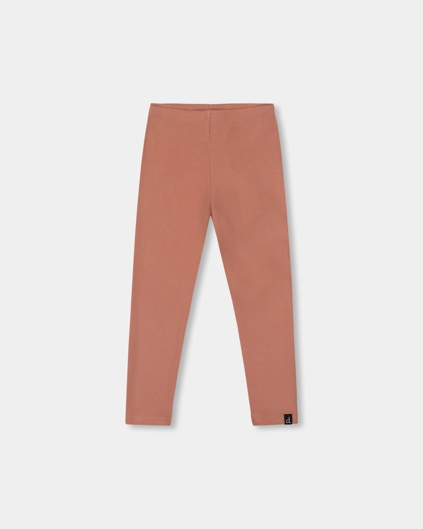 Super Soft Ribbed Leggings Dusty Pink Stretchy Material