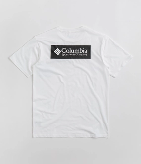 brooch Business Event Columbia North Cascades T-Shirt - White / CSC Box Logo