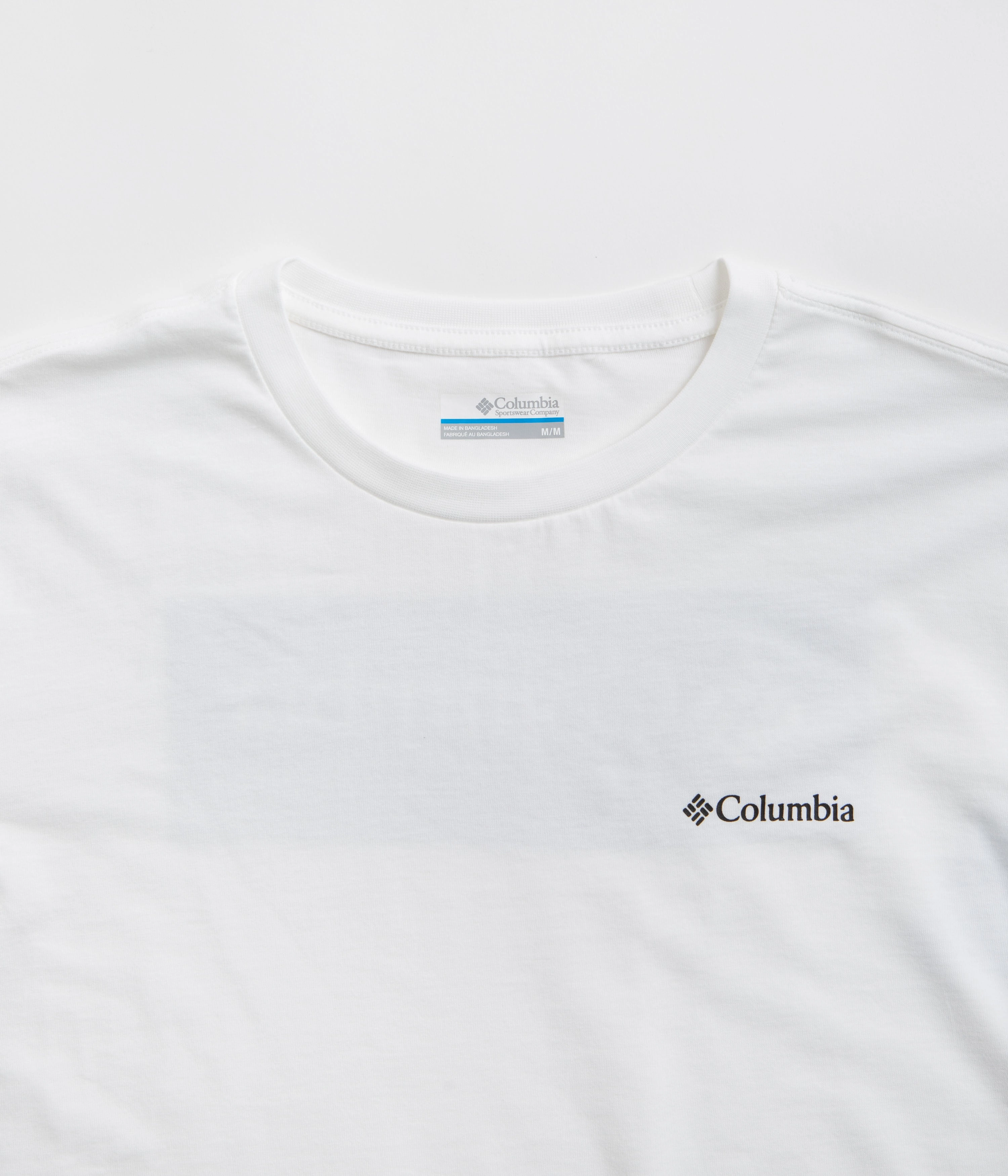 swimming event Low Profile Collar Stays Columbia North Cascades T-Shirt - White / CSC Box Logo