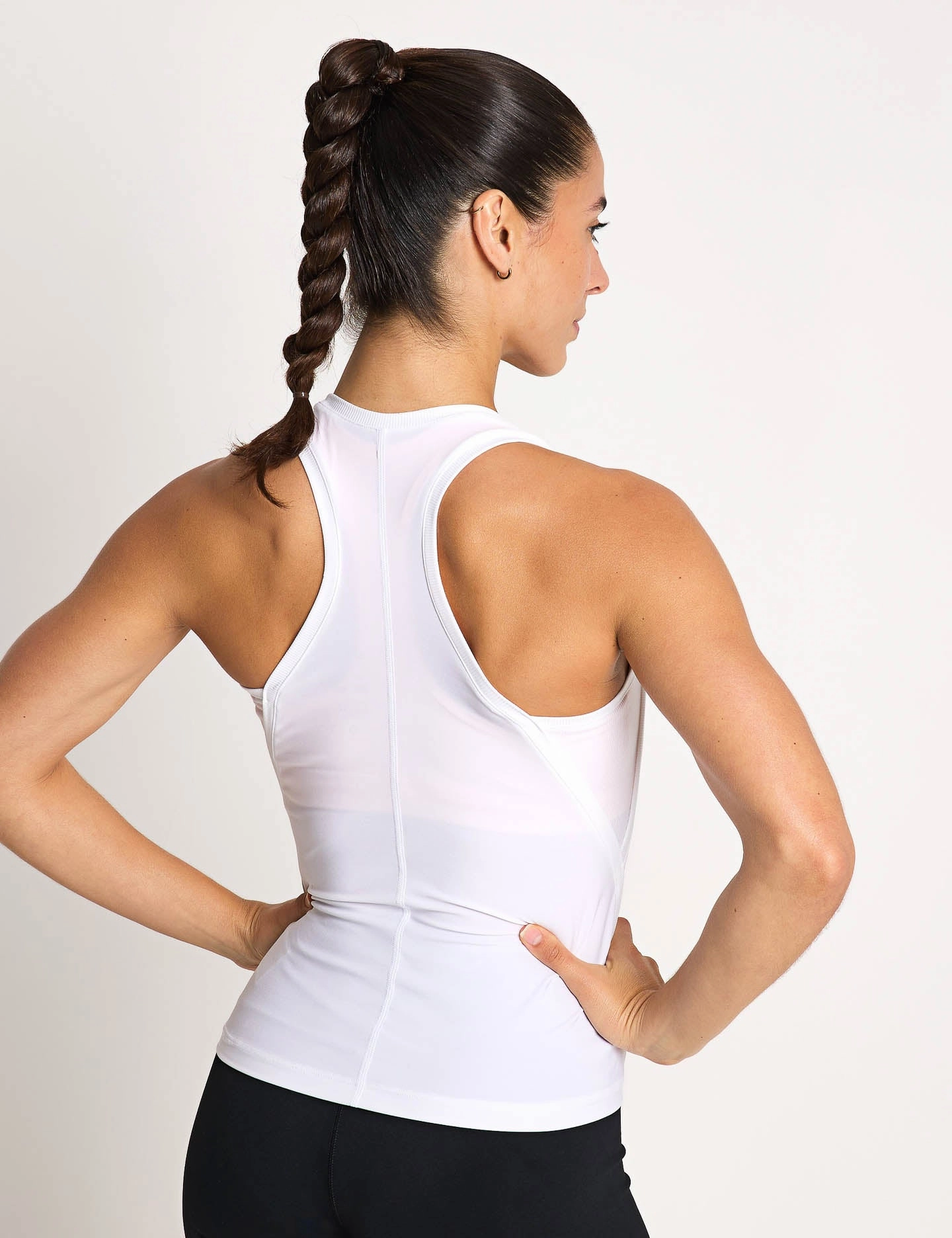 Victory Dri-FIT Tennis Tank Top - White/Black Combat - ready