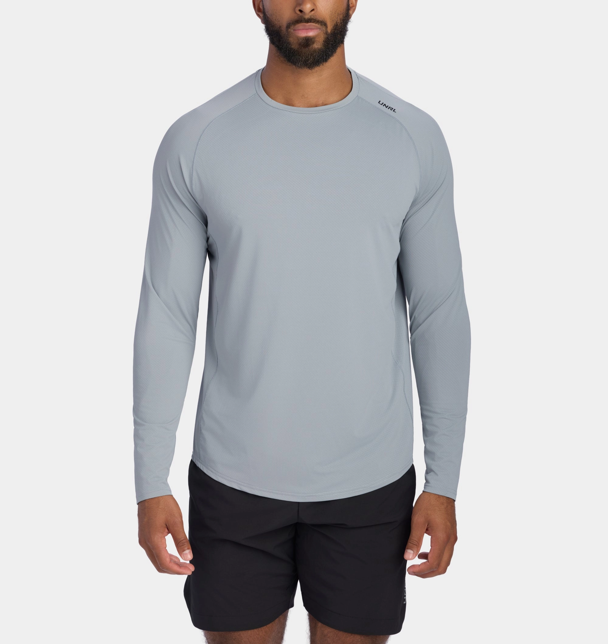Layered Look Relaxed Design Streamline Performance Long Sleeve