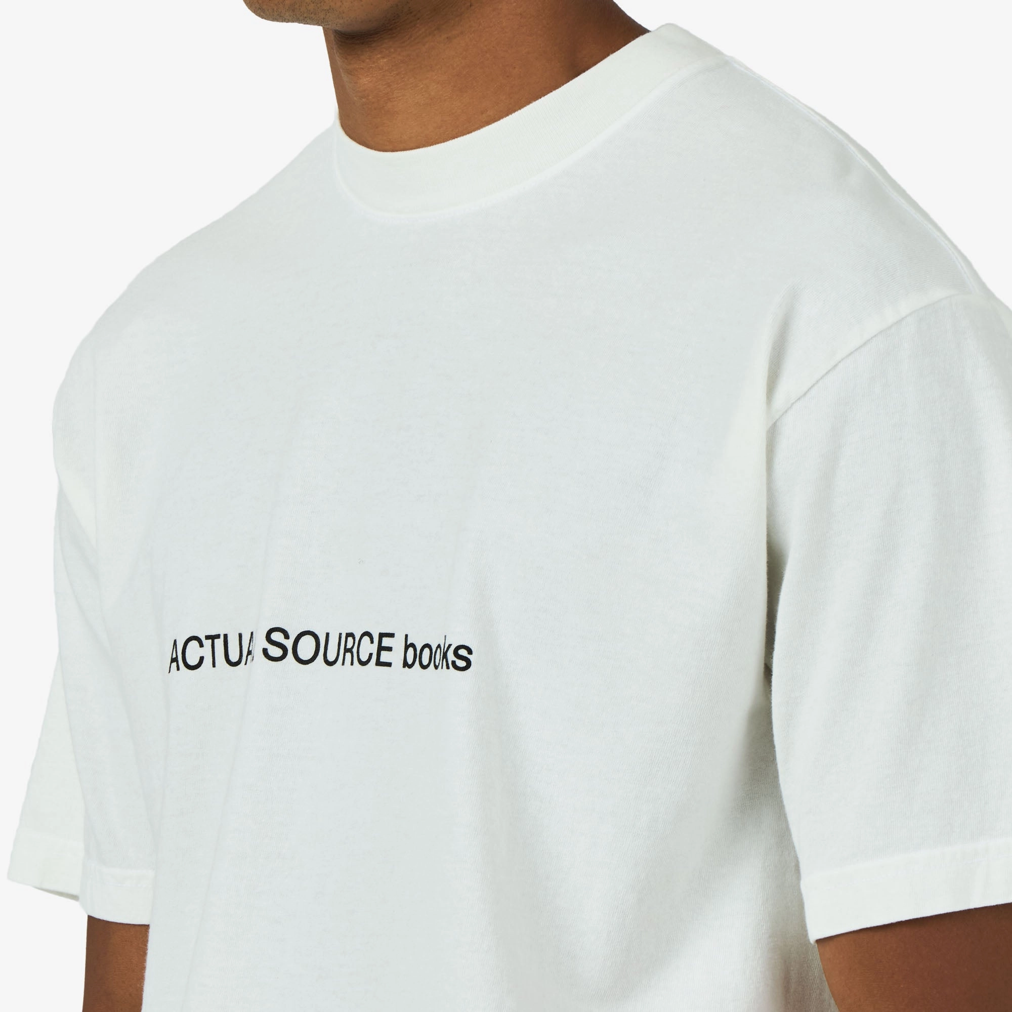 pajama pants silhouette Actual Source Study T-Shirt White