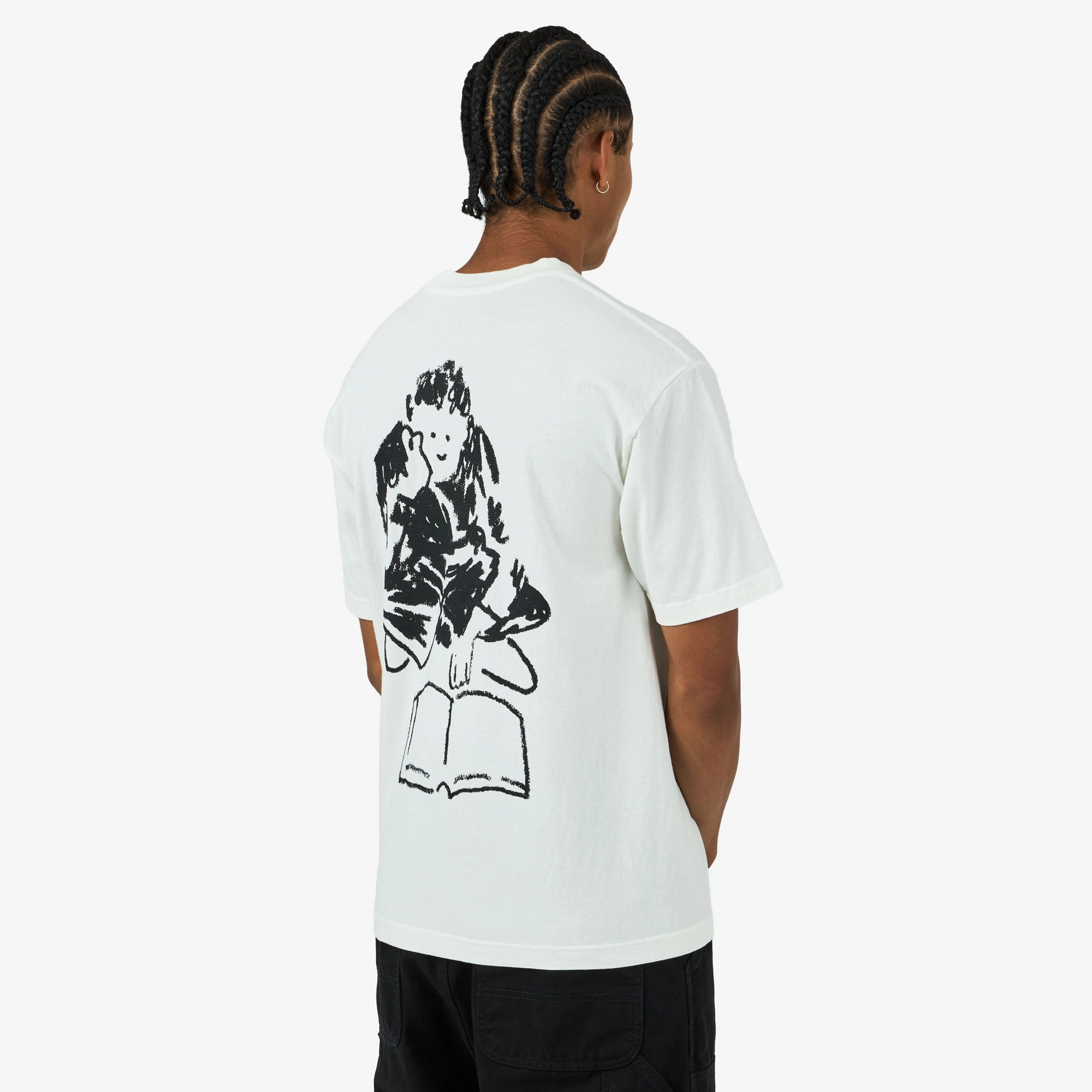 Actual Source Study T-Shirt White hiking event zipper