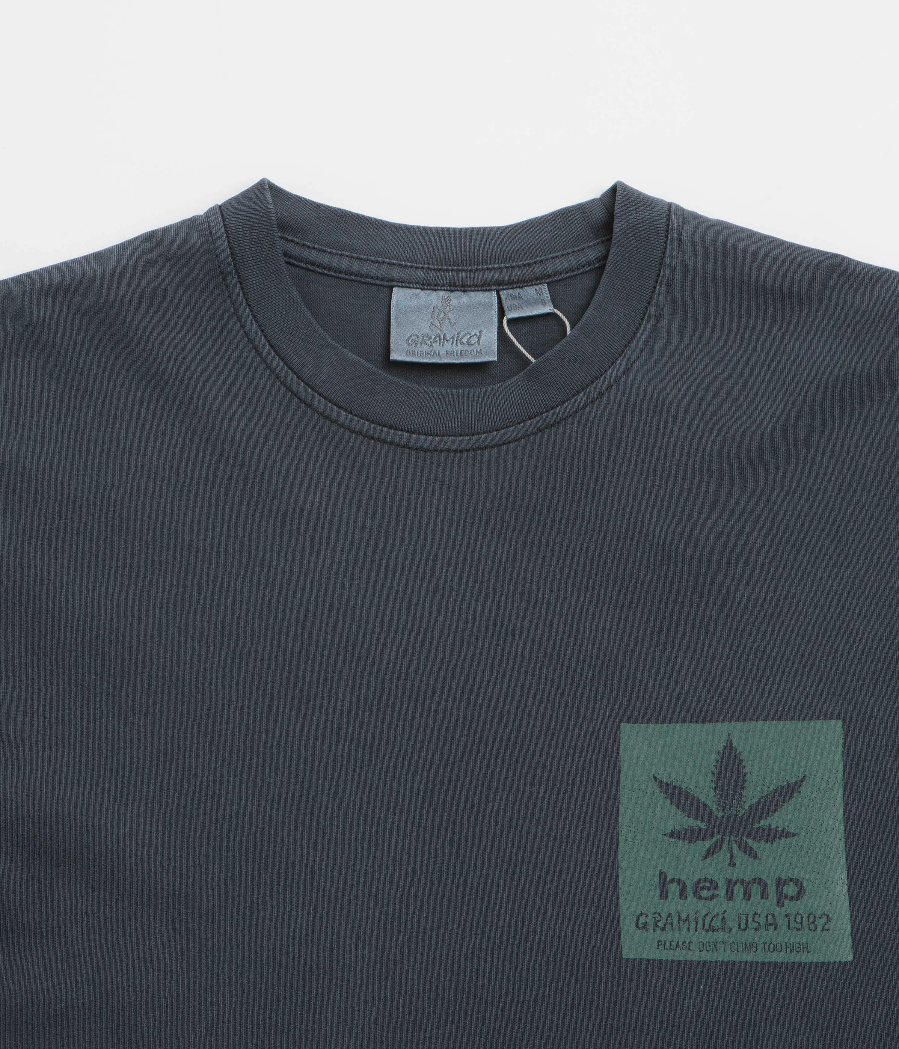 Gramicci Hemp T-Shirt - Navy Pigment table tennis clip