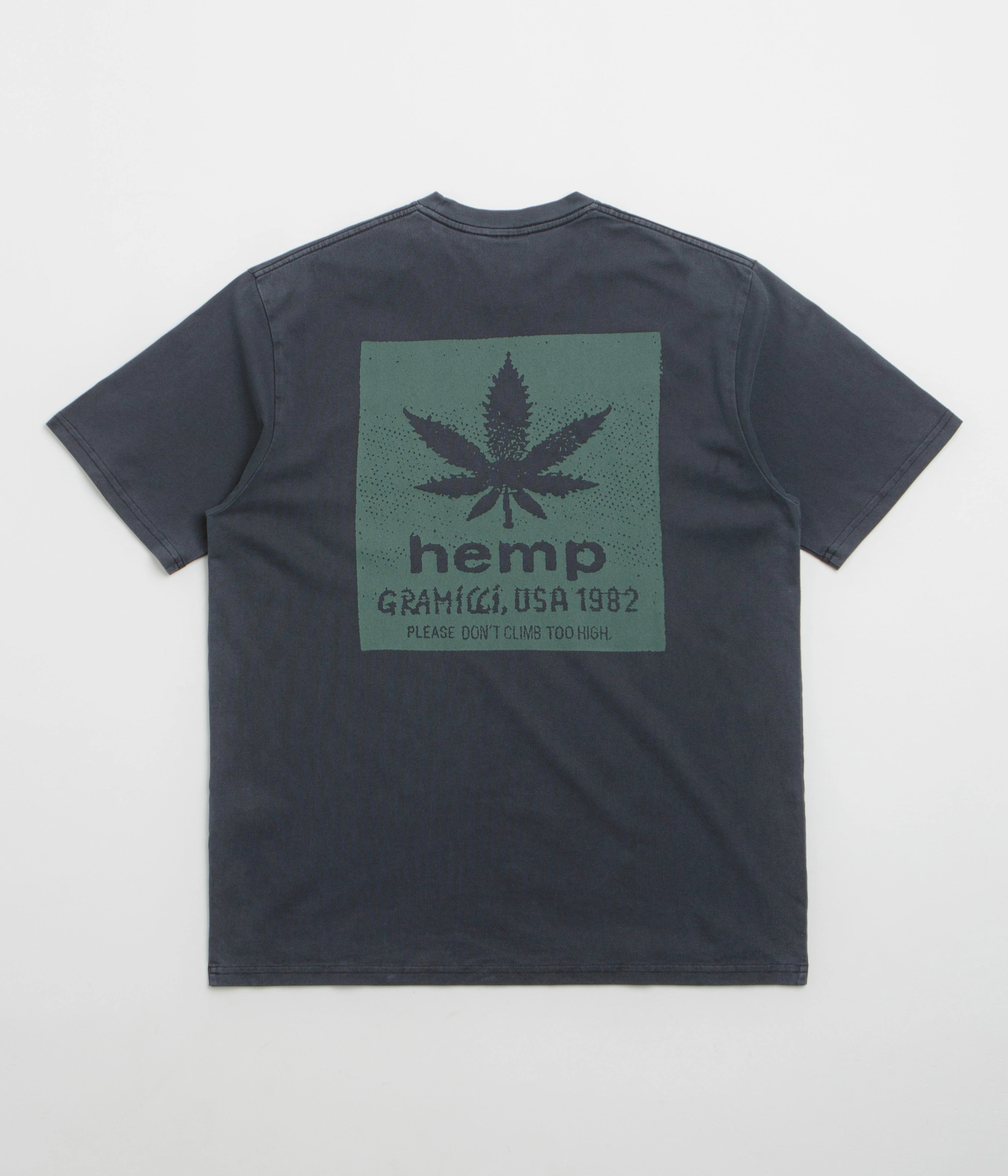 Gramicci Hemp T-Shirt - Navy Pigment Modern Design
