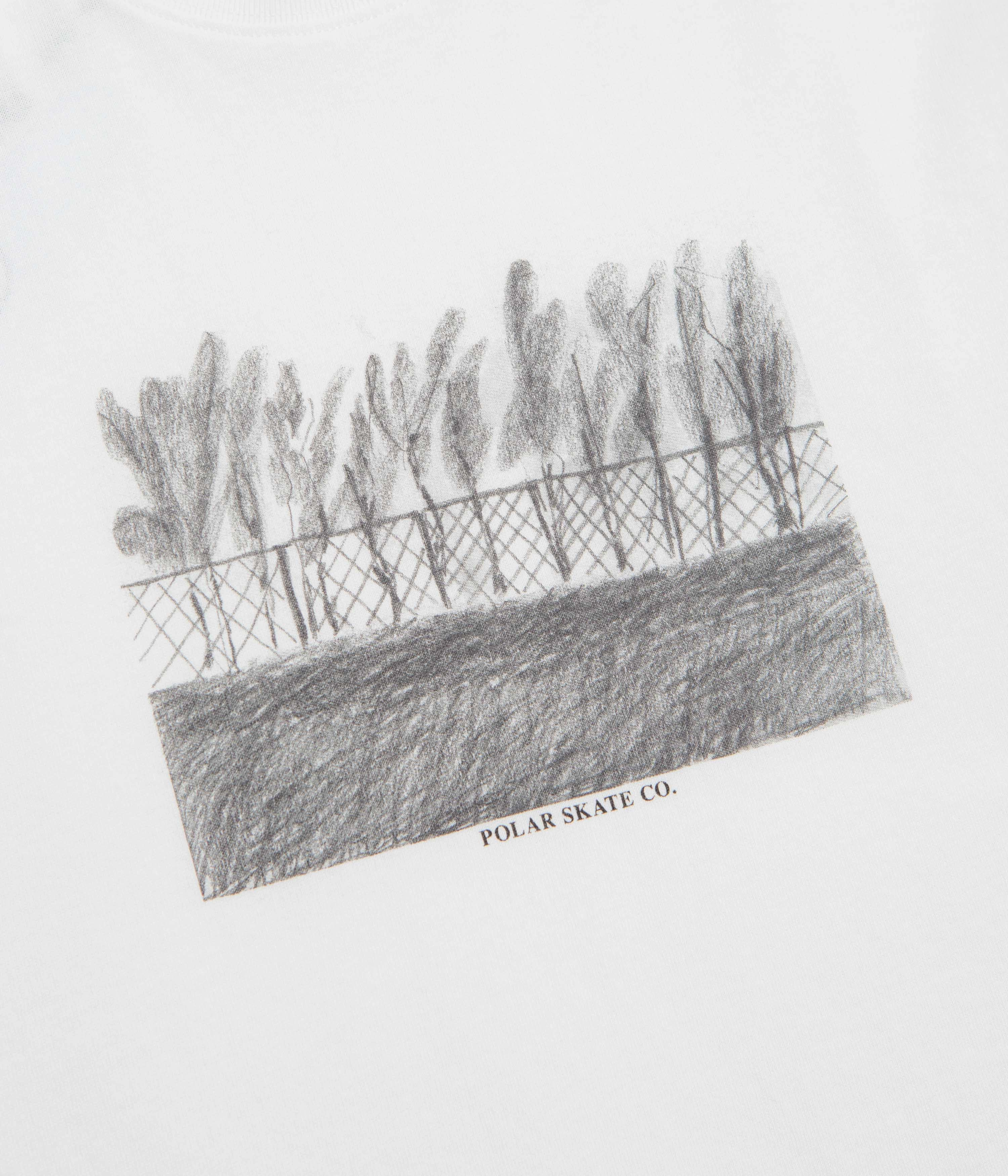 Cool Touch Fabric Technology Loose-fitting Polar Fence T-Shirt - Cloud White