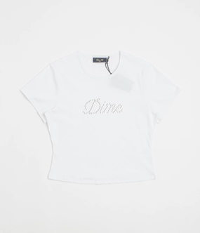 Dime Womens Icy T-Shirt - White Activewear rayon shirt
