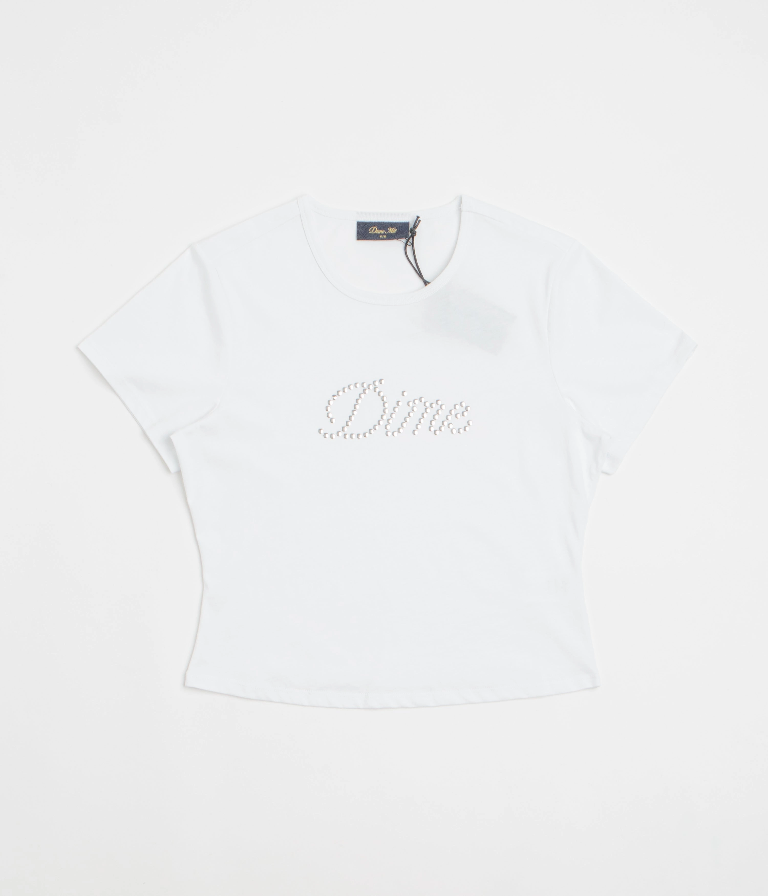Dime Womens Icy T-Shirt - White Activewear rayon shirt