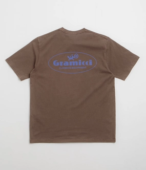 Business-wear peak season Gramicci Climbing Equipment T-Shirt - Brown Pigment