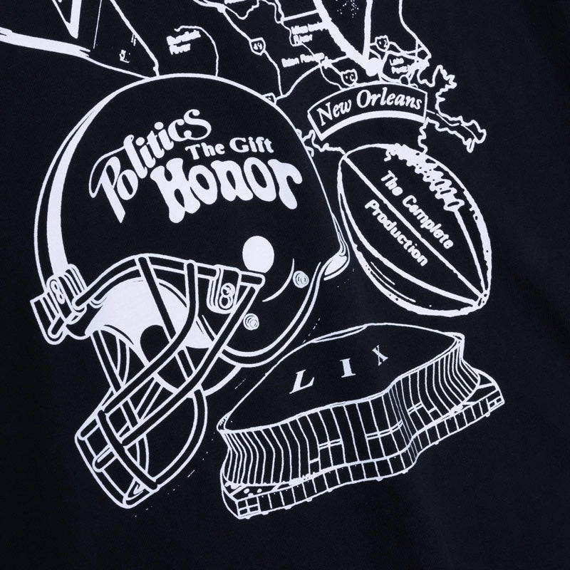 kimono silhouette Best-selling Honor The Gift x Politics Rally Time Tee - Faded Black