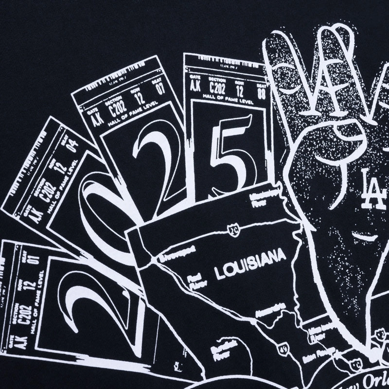 Honor The Gift x Politics Rally Time Tee - Faded Black Pastel Shade Hook And Loop