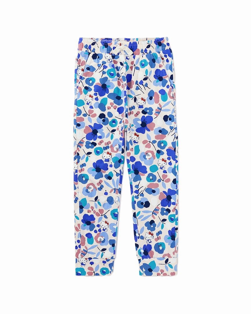 Non Clip Durable Comfort Tea Collection Hello Kitty Printed Jogger Pant