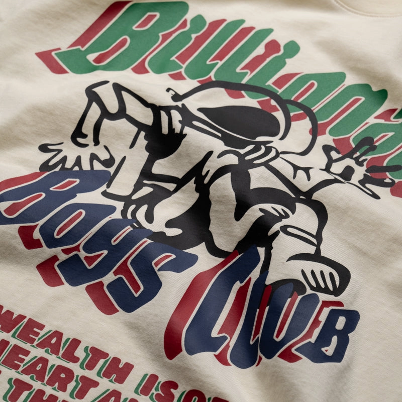 Billionaire Boys Club Dancetronaut Knit Tee - Winter White Skating