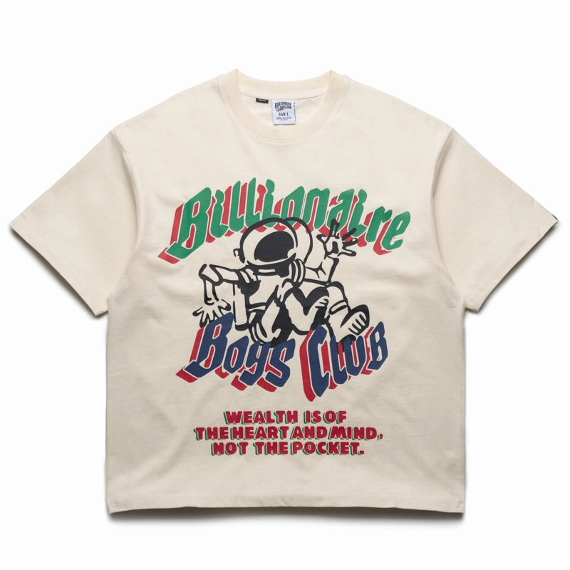 earthy colors trendy details Billionaire Boys Club Dancetronaut Knit Tee - Winter White