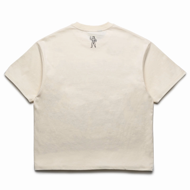 Brushed Cotton Blend Billionaire Boys Club Dancetronaut Knit Tee - Winter White