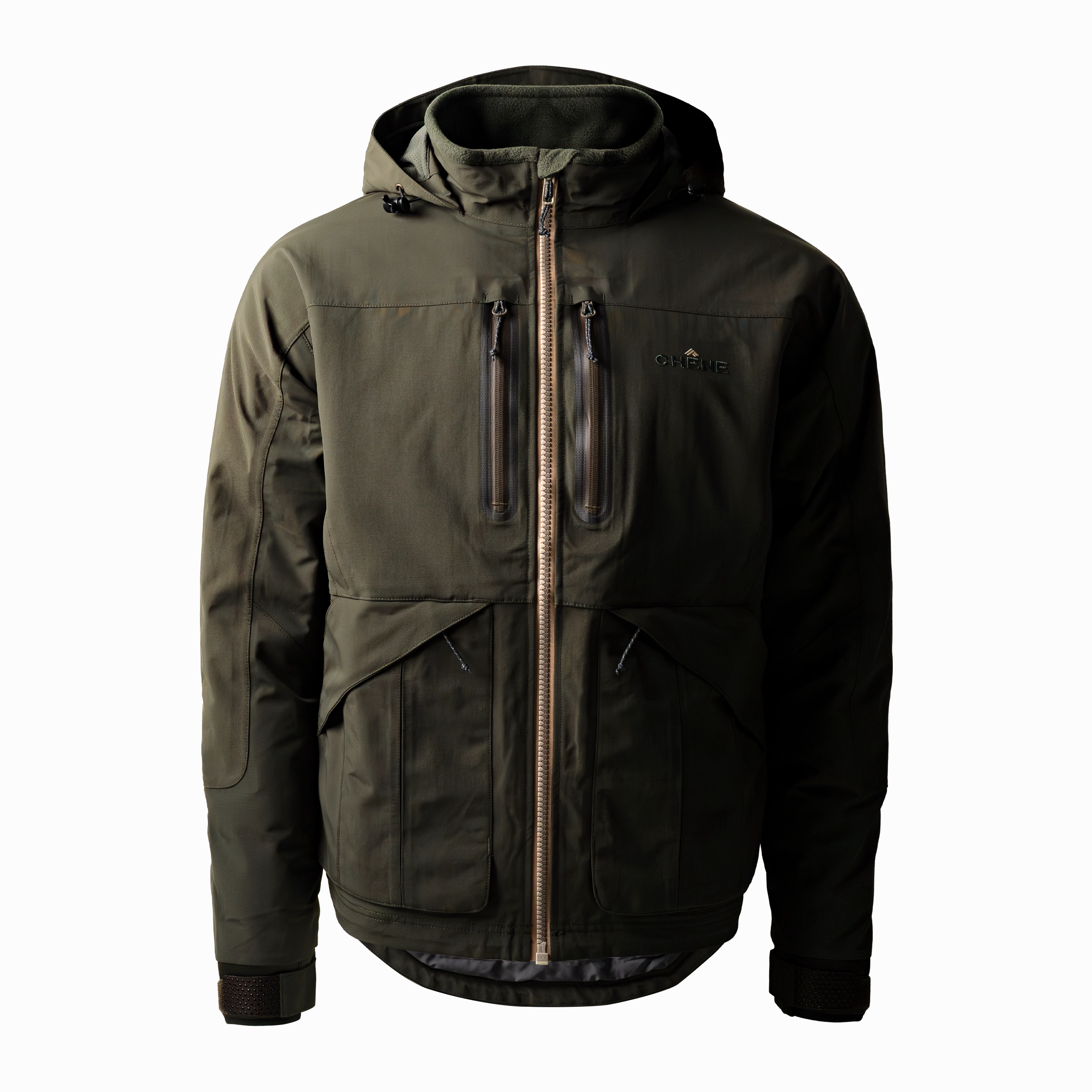 Recycled Polyester Blend VentedBack Hydro-Lok Shell Jacket