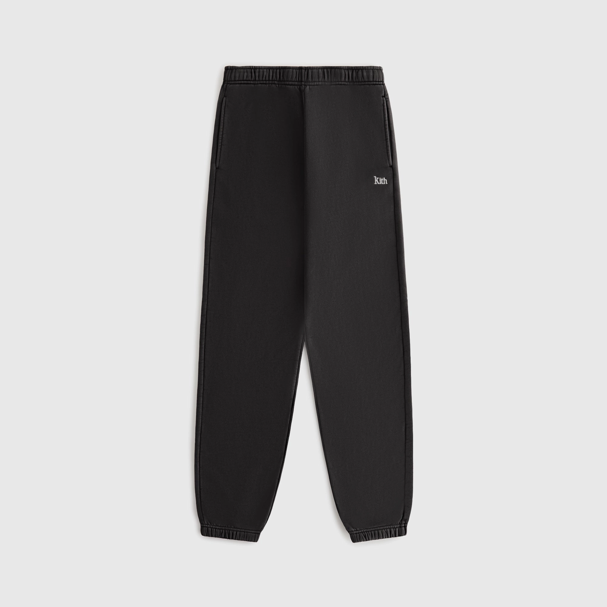 Kith Women Chelsea Sweatpant III - Black Abrasion Proof Reinforcements