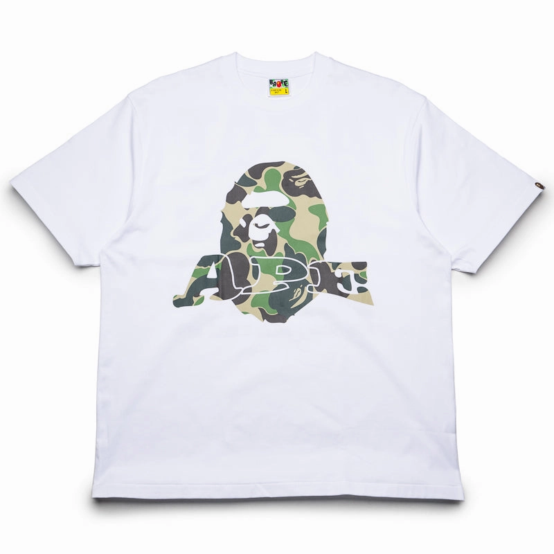 Camping site A Bathing Ape ABC Camo Head Tee - White
