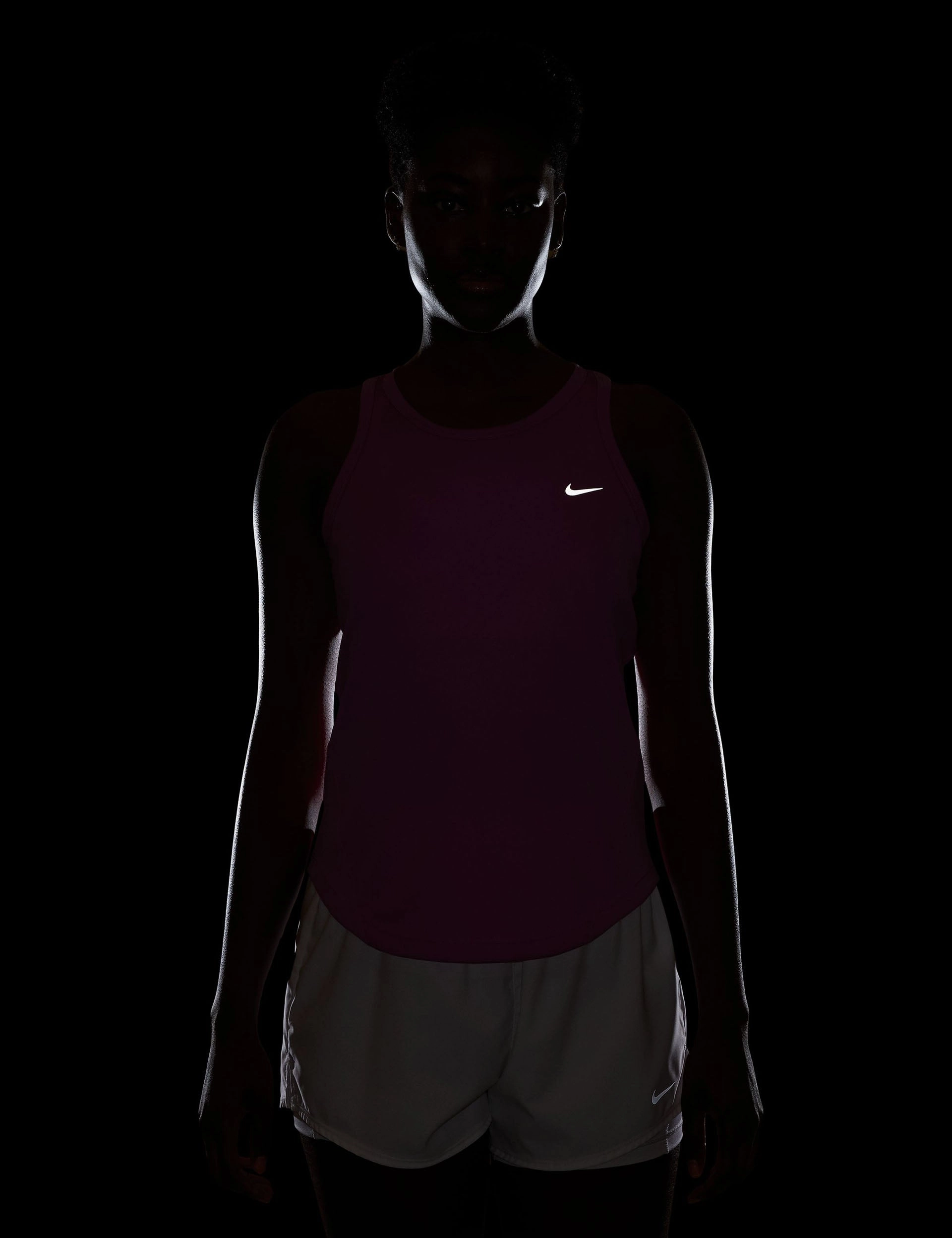 Quick Fit Tempo Dri-FIT Running Tank Top - Playful Pink/Reflective Silver