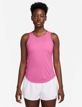 Tempo Dri-FIT Running Tank Top - Playful Pink/Reflective Silver Low Maintenance Fabric Tagless Collar