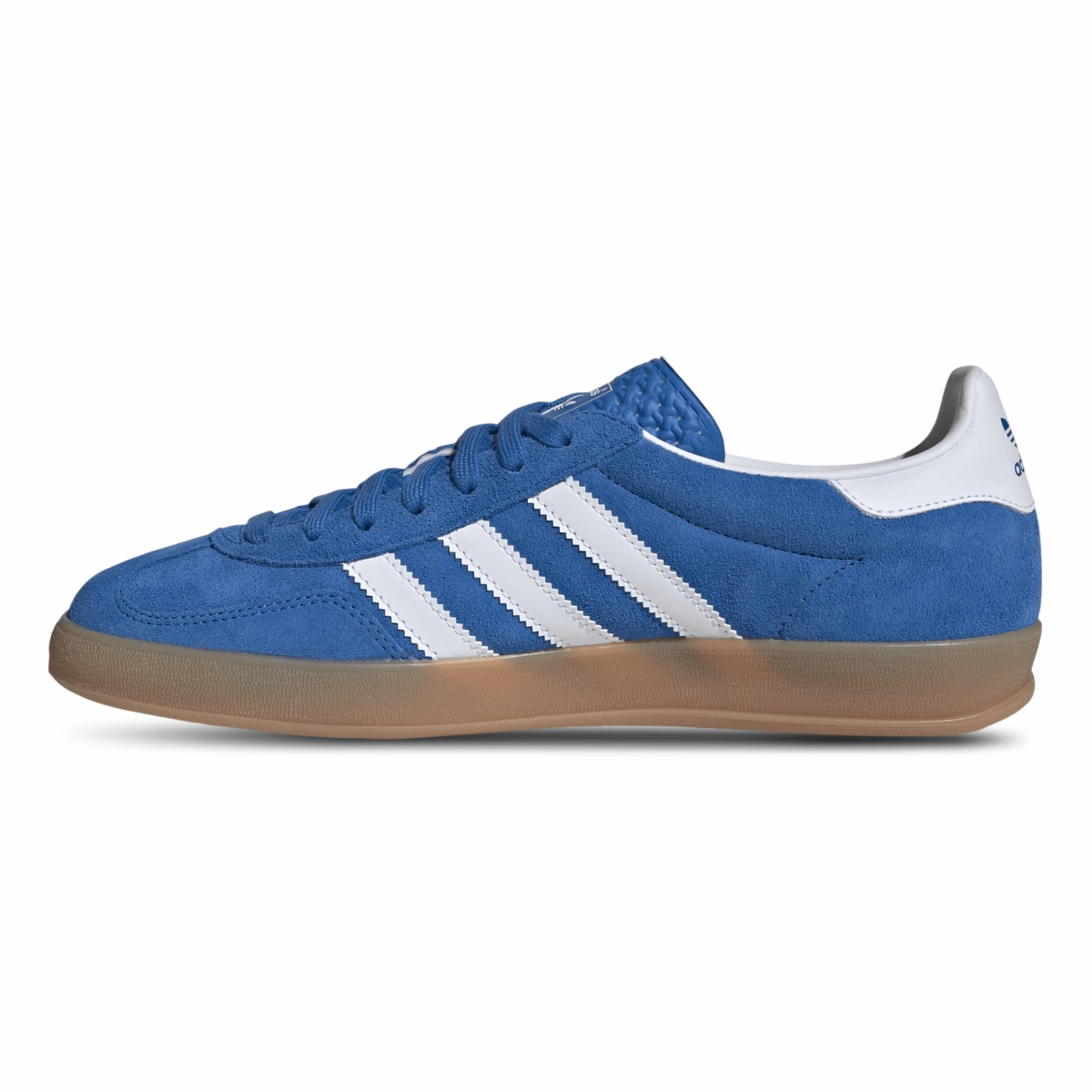 Adidas Men's Gazelle Indoor Blue Bird/Cloud White/Gum Ankle Stability WaterResistant