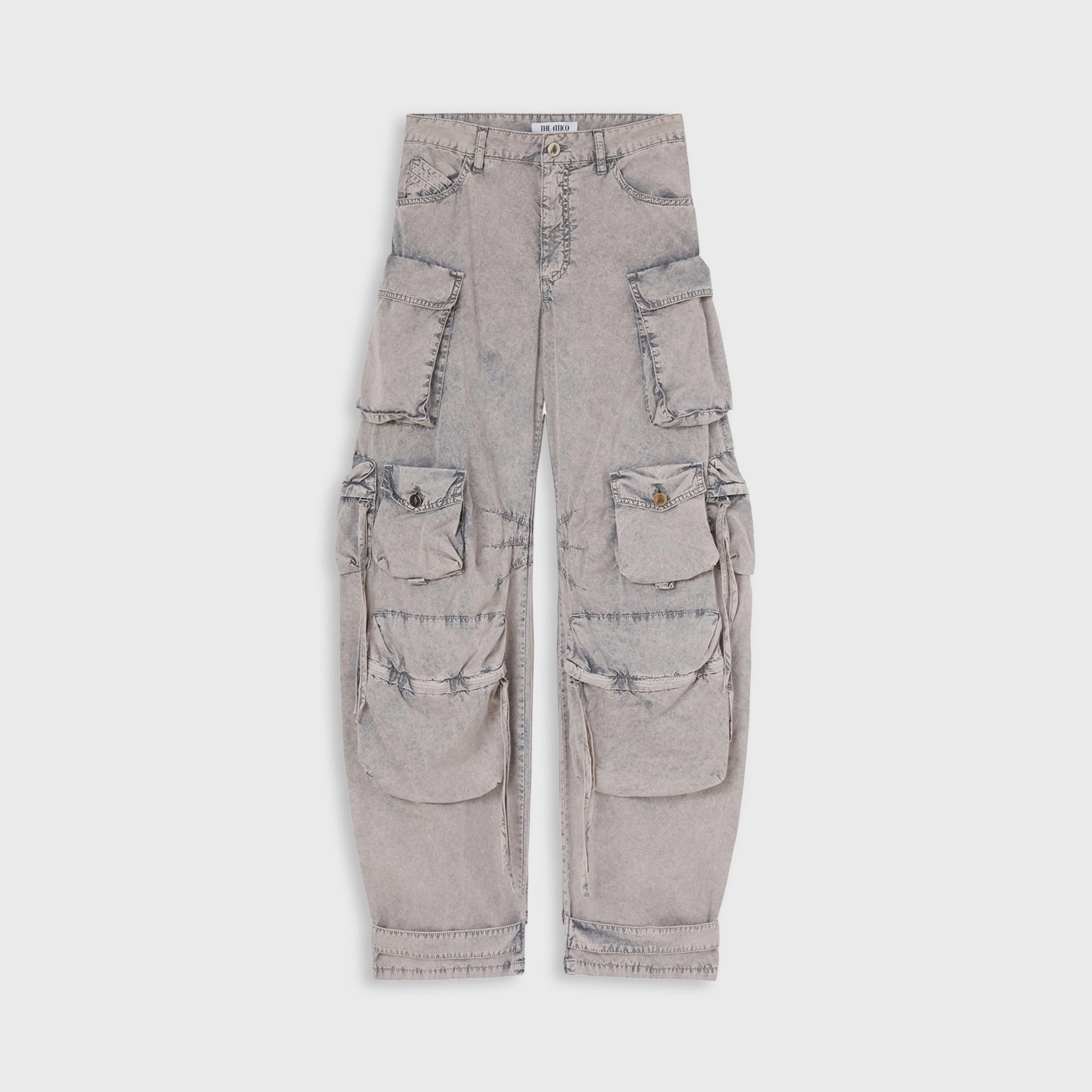 OrganicCotton Tough Flex The Attico Fern Long Pant - Grey / Marble Wash Light Canvas