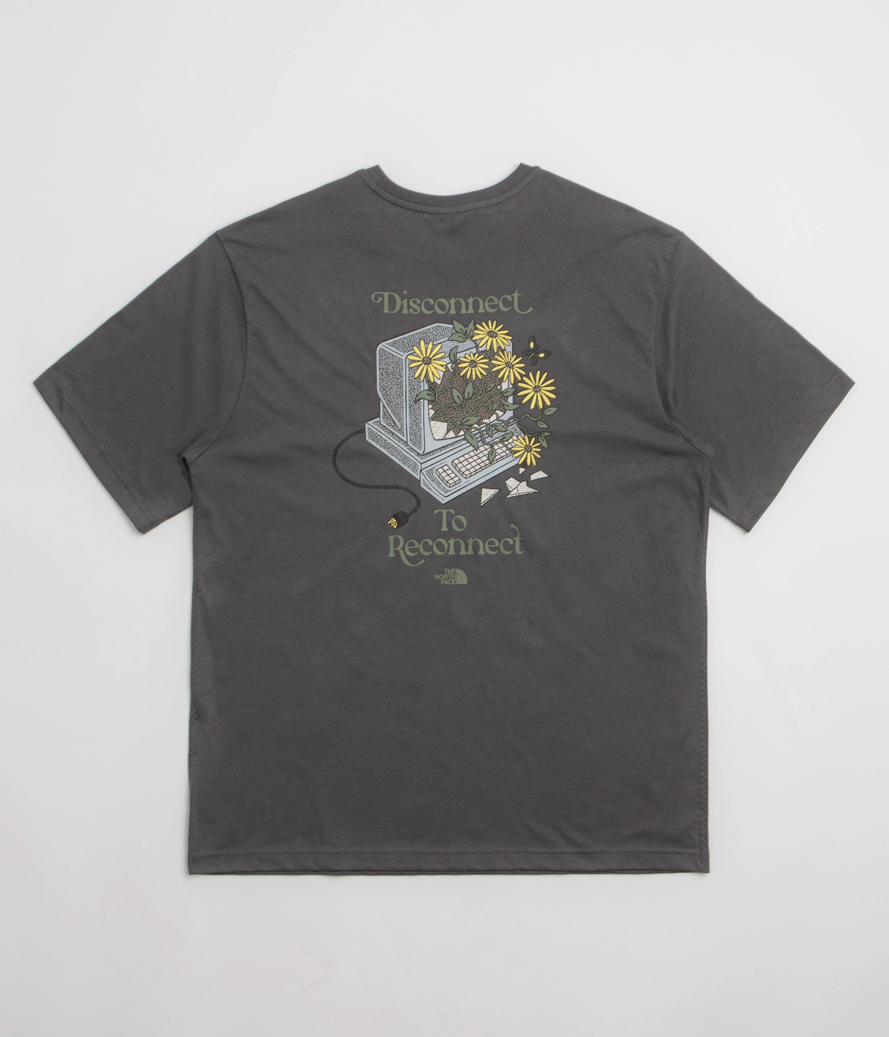 Button Down ping pong venue The North Face Connected Relaxed Graphic T-Shirt - Anthracite Grey