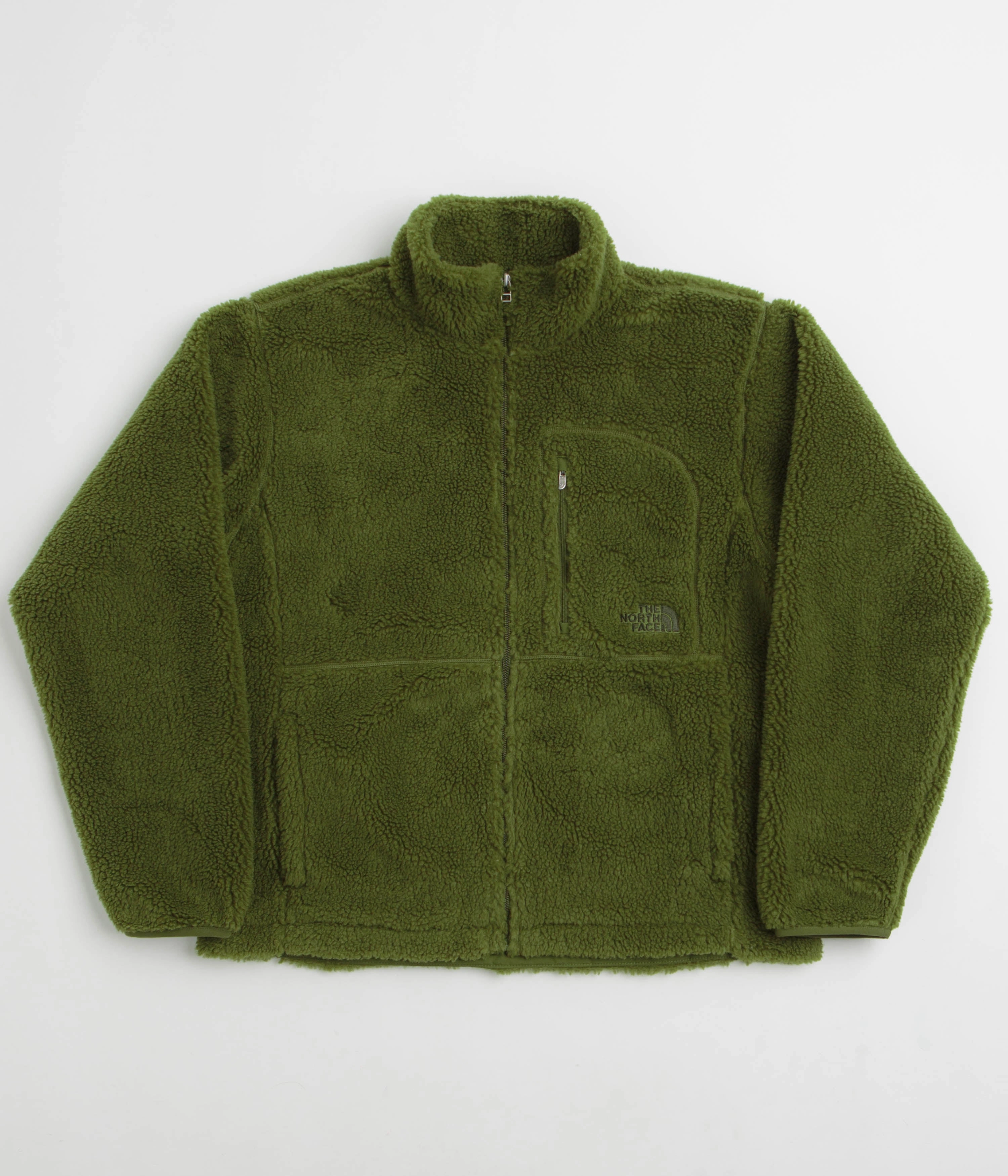 The North Face Extreme Pile 2 Full Zip Jacket - Woodland Green Urban Commute Benefit