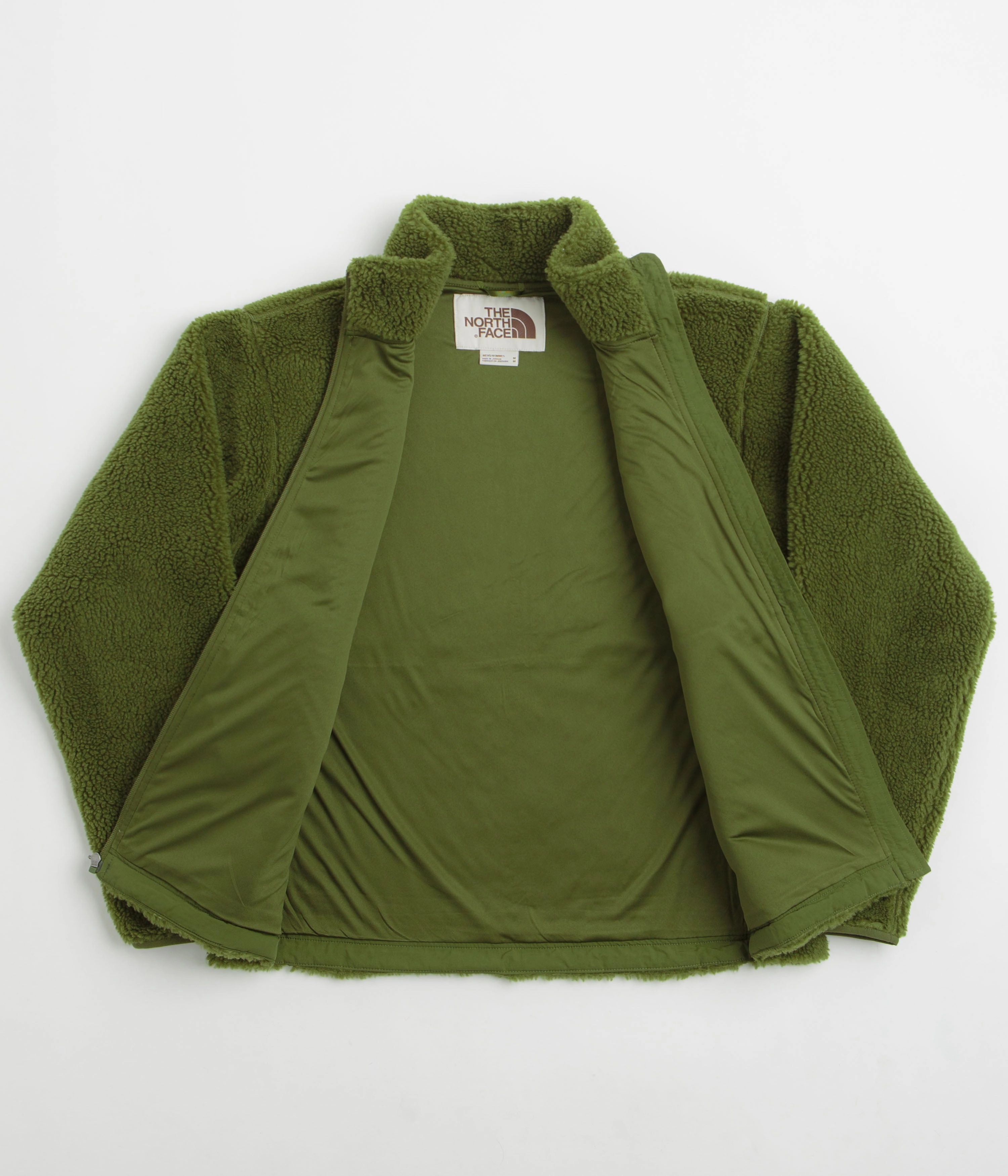 Moisture Wicking Liner The North Face Extreme Pile 2 Full Zip Jacket - Woodland Green