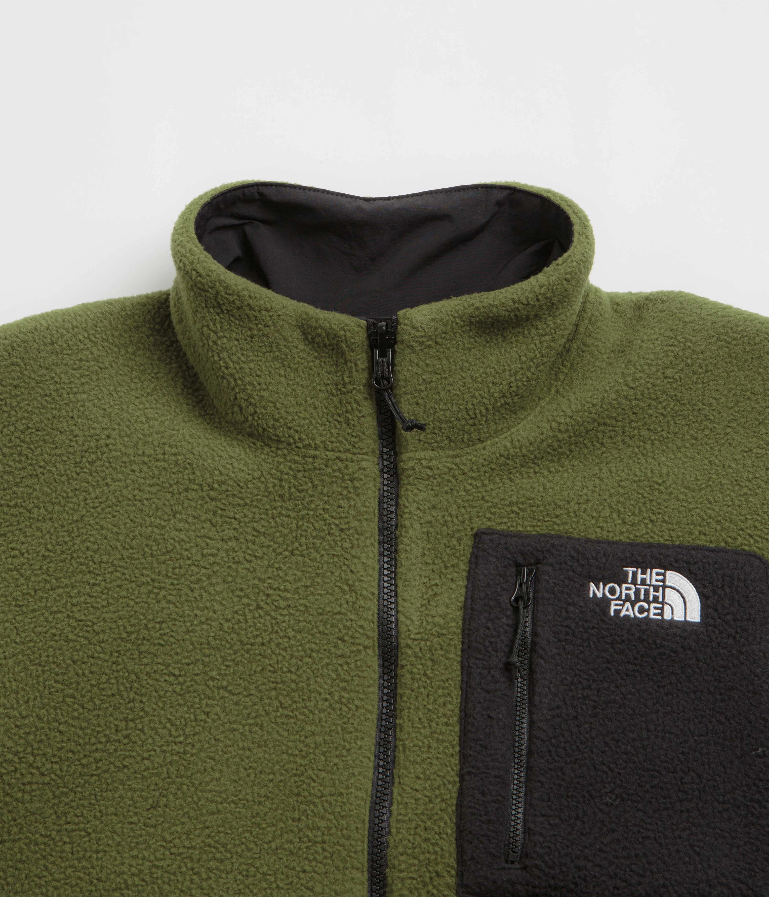 The North Face Yumiori Reversible Jacket - TNF Black / Woodland Green Comb Wax