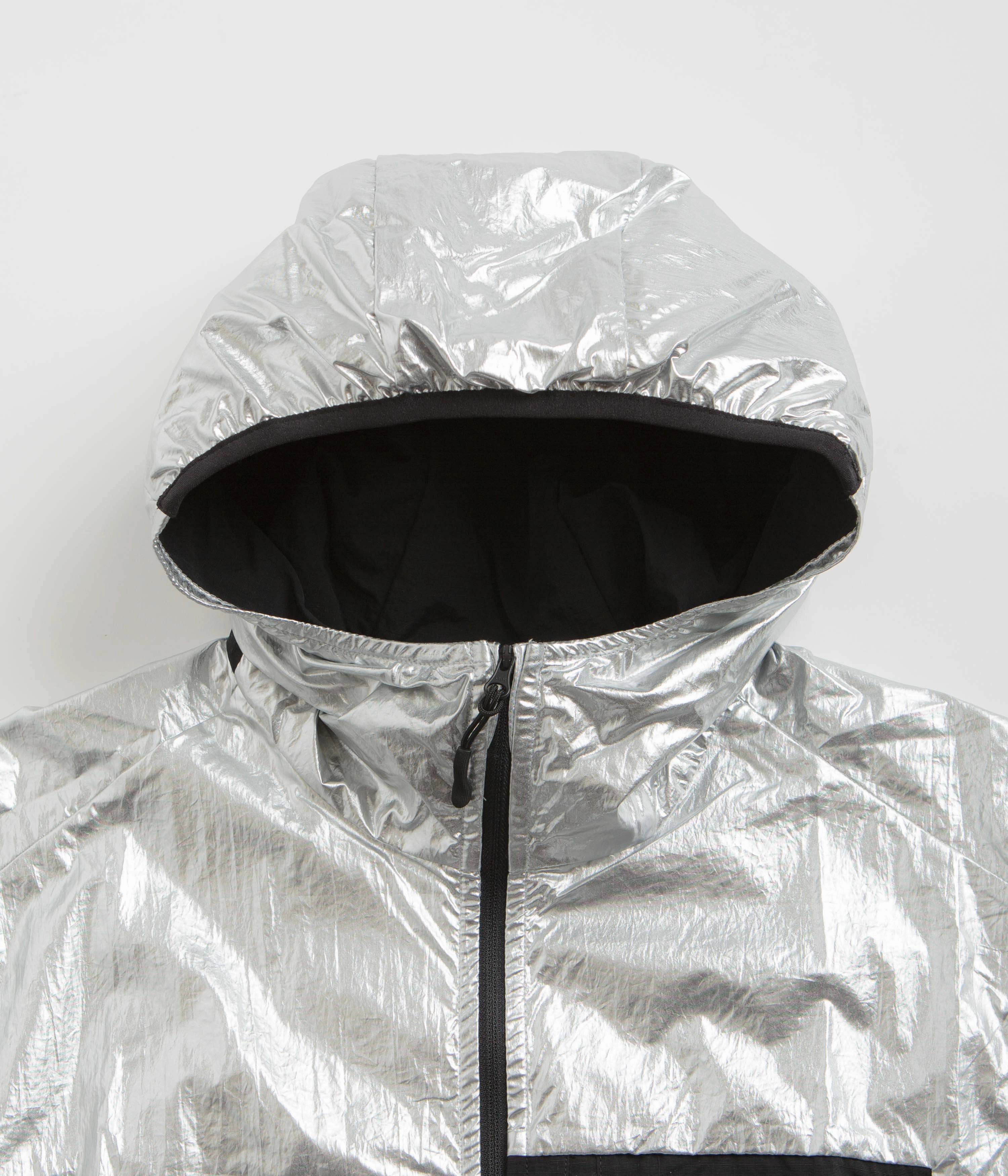 Rain Break OversizedFit The Trilogy Tapes Lightweight Jacket - Silver