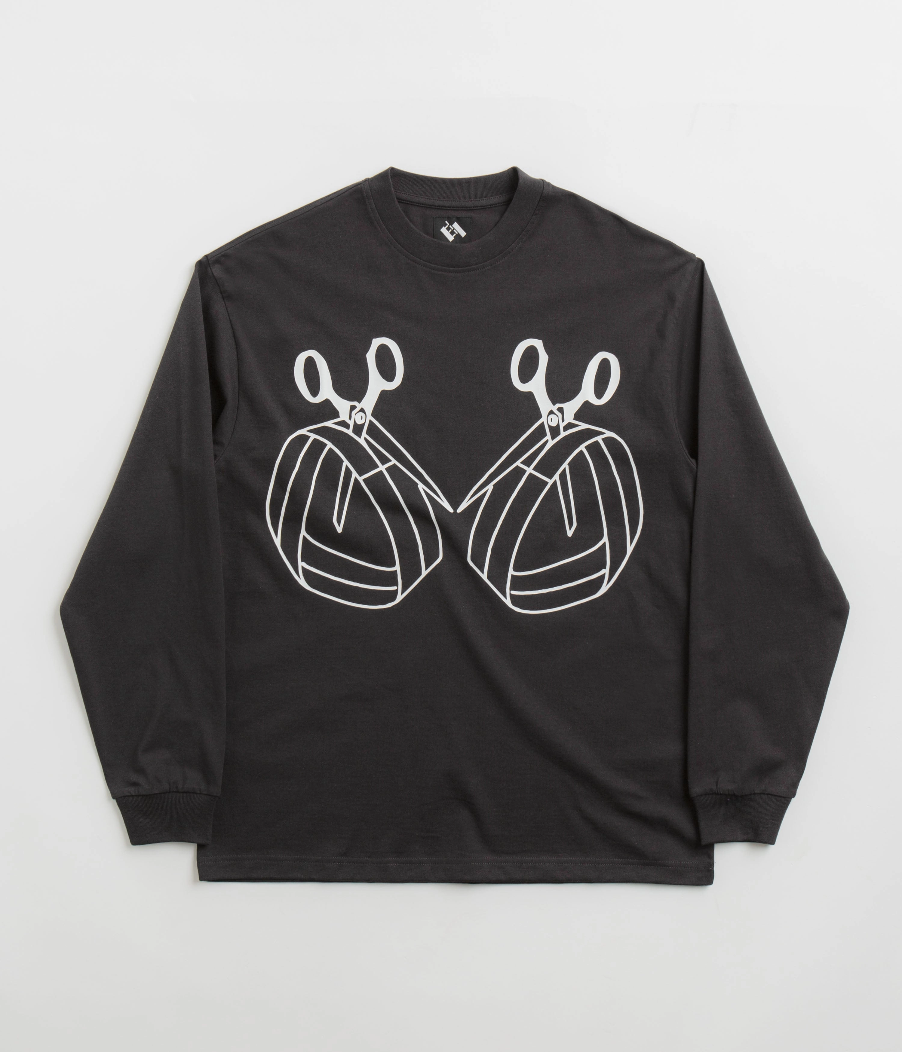 The Trilogy Tapes Mobius Band Long Sleeve T-Shirt - Black fishing event