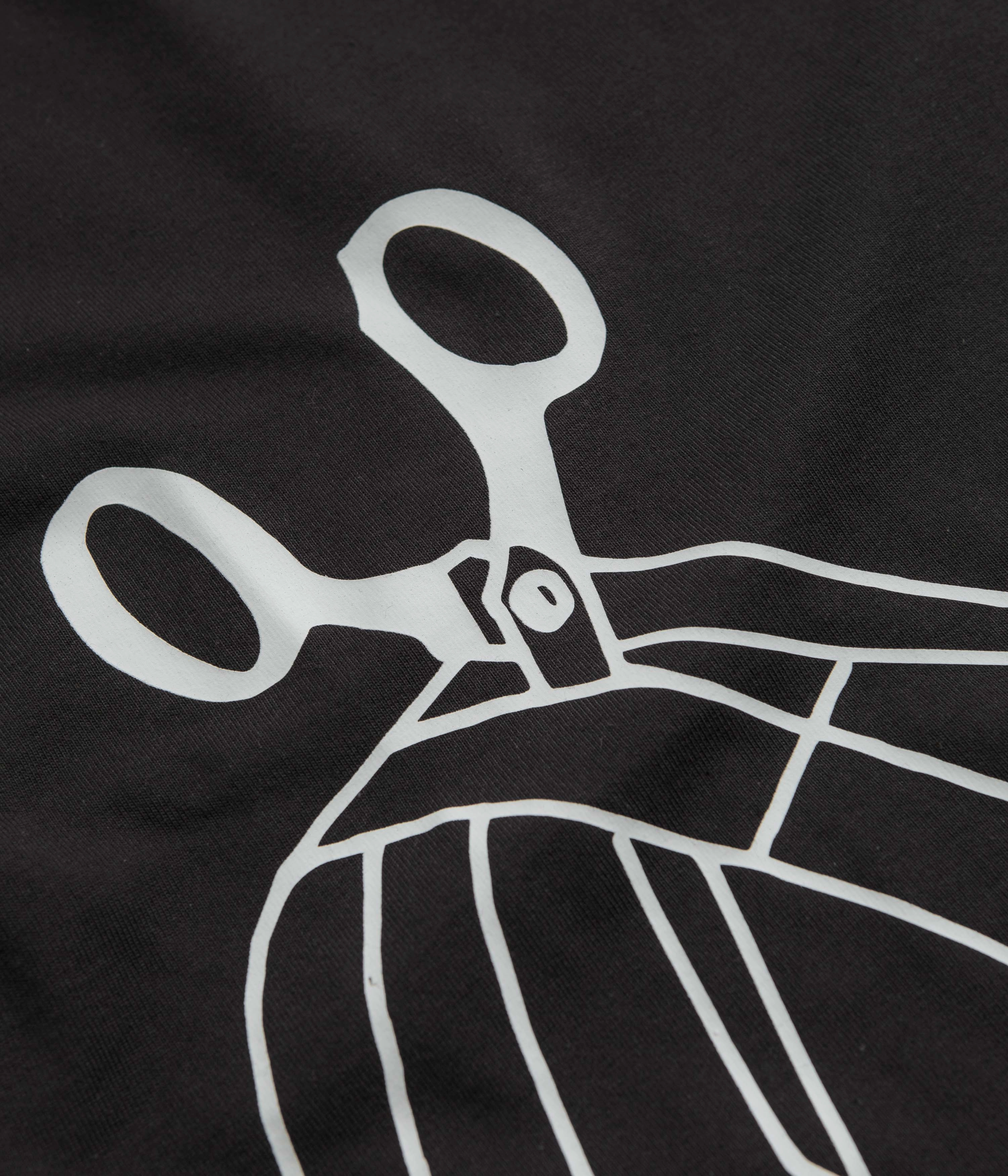 Quick Drying The Trilogy Tapes Mobius Band Long Sleeve T-Shirt - Black