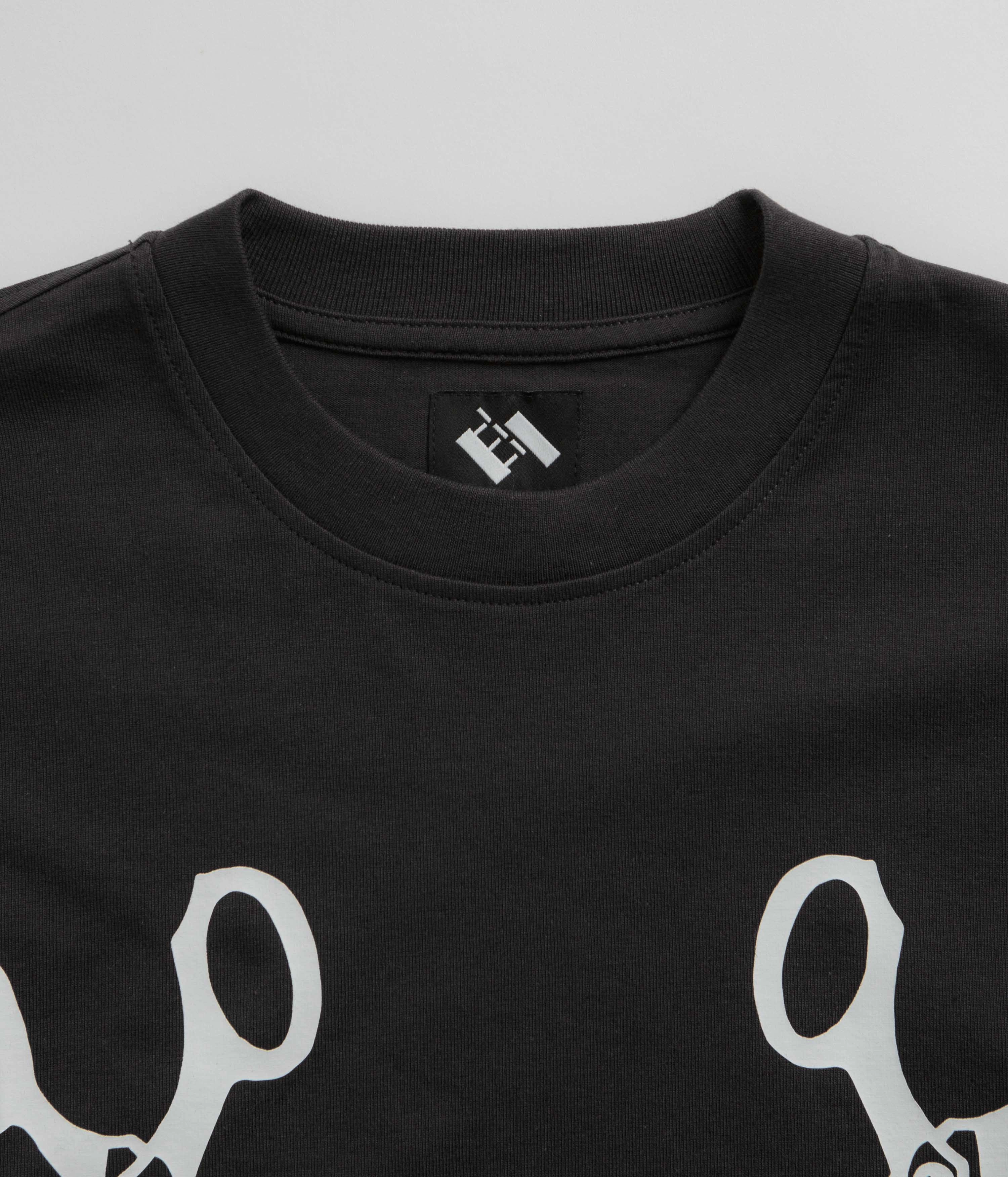 Wrinkle-Resistant The Trilogy Tapes Mobius Band Long Sleeve T-Shirt - Black