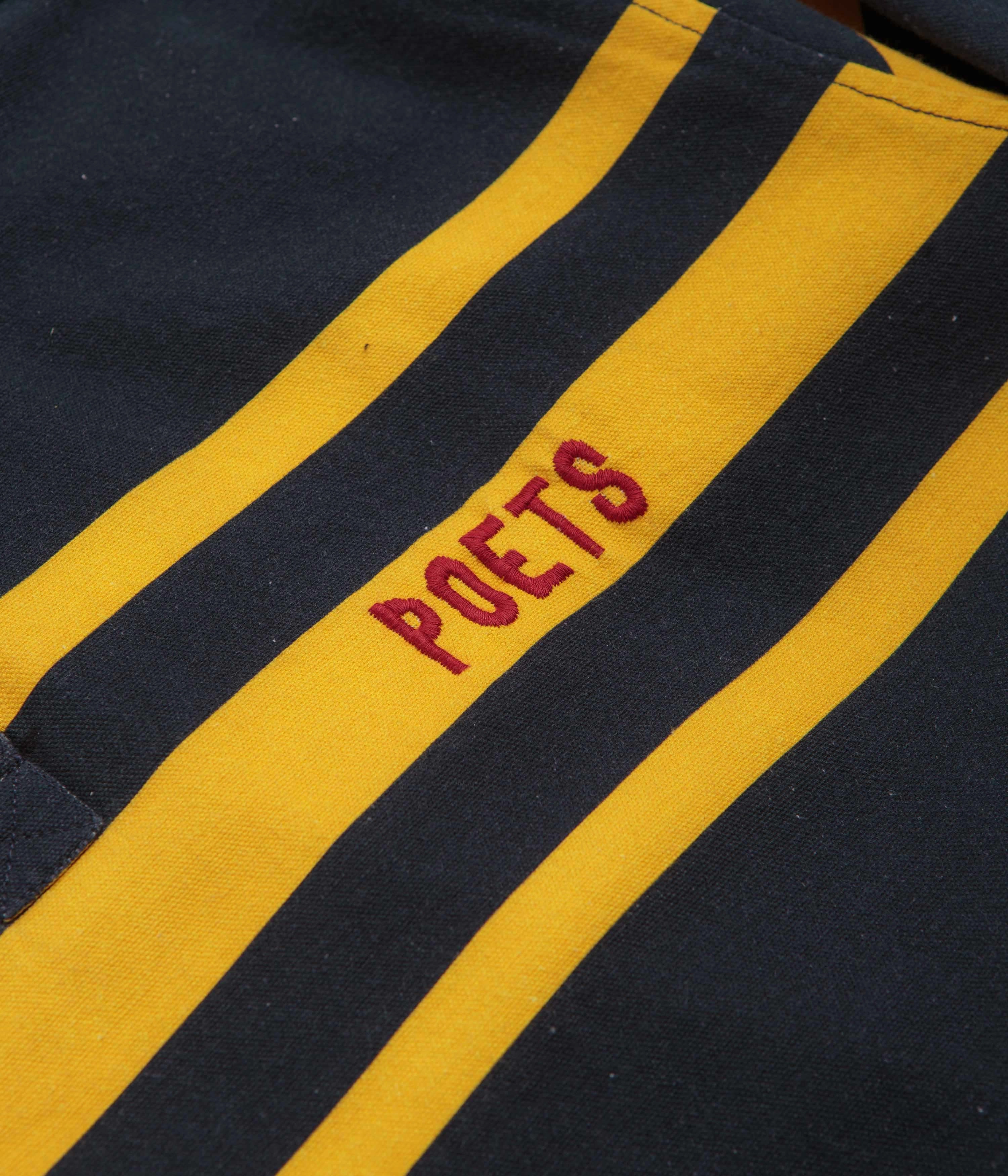 Poets Poets Rugby Shirt - Navy / Yellow Casual Chic