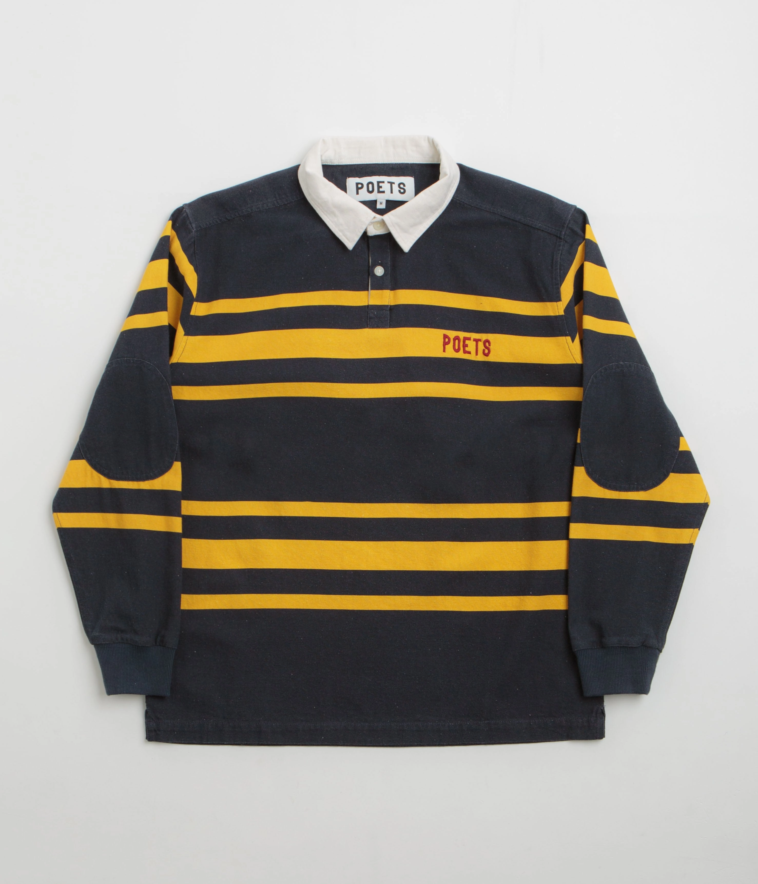 Poets Poets Rugby Shirt - Navy / Yellow Everyday Look
