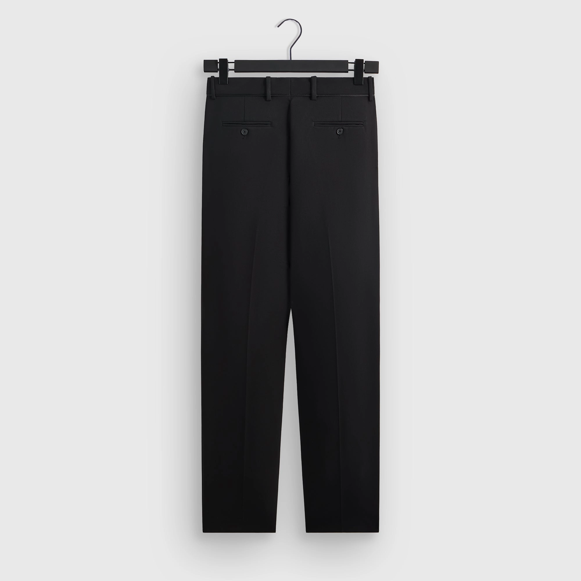 Kith Midweight Double Weave Crosby Trouser - Black Perfect Pair Stretch waistband