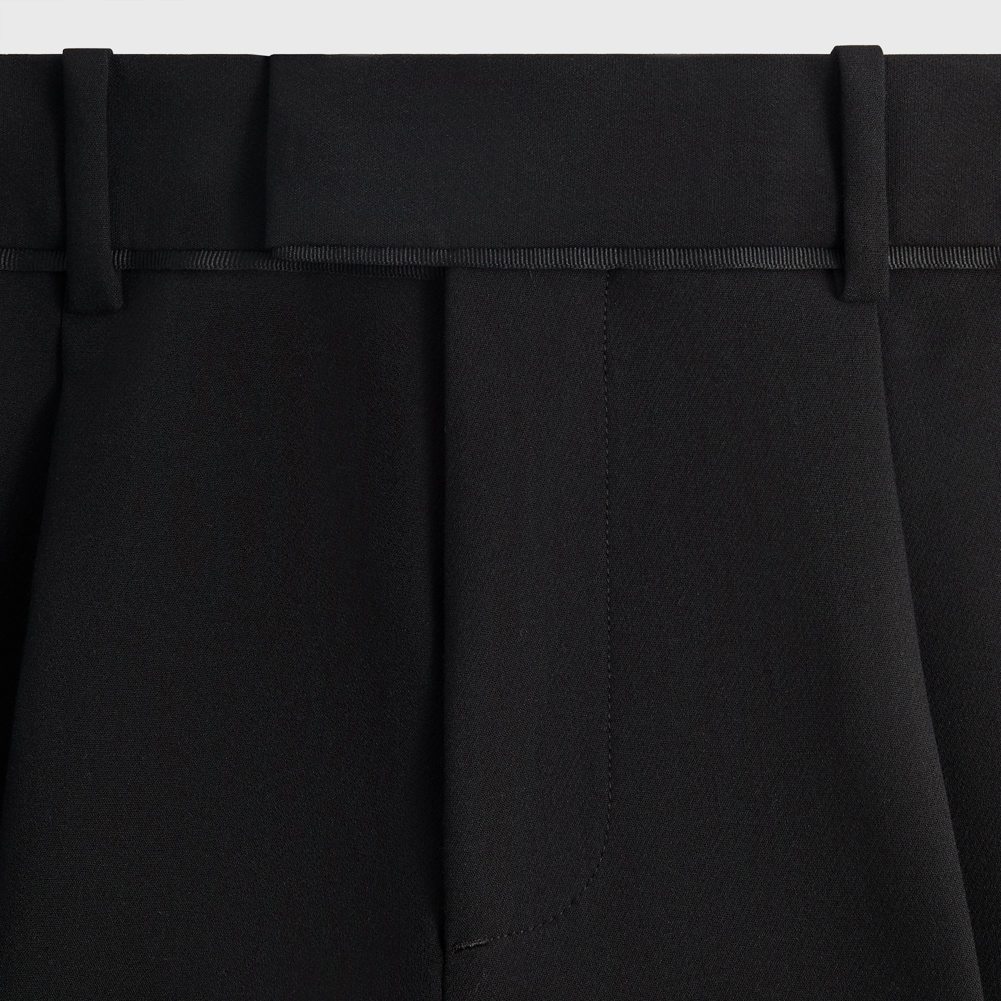 Natural Movement Modern Design Kith Midweight Double Weave Crosby Trouser - Black